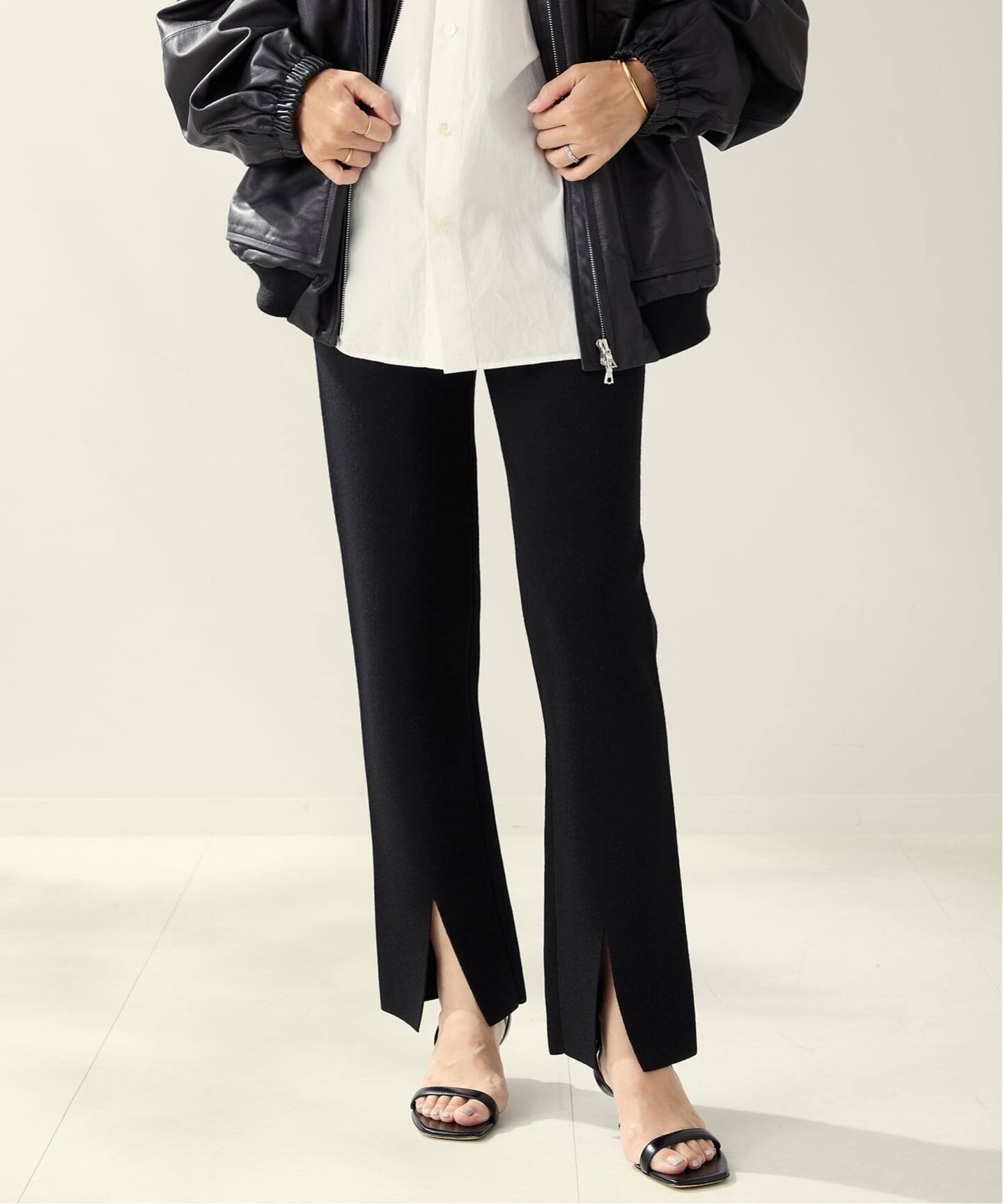 プラージュ 美品✨2025AW R’IAM スリットニットパンツ R'IAM スリットニットパンツ（その他パンツ）｜Plage（プラージュ）の