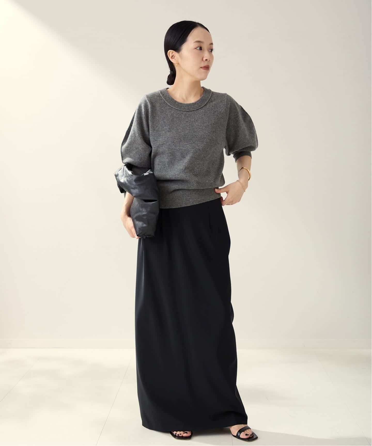 R'IAM ハーフスリーブパフニット（ニット／セーター）｜Plage