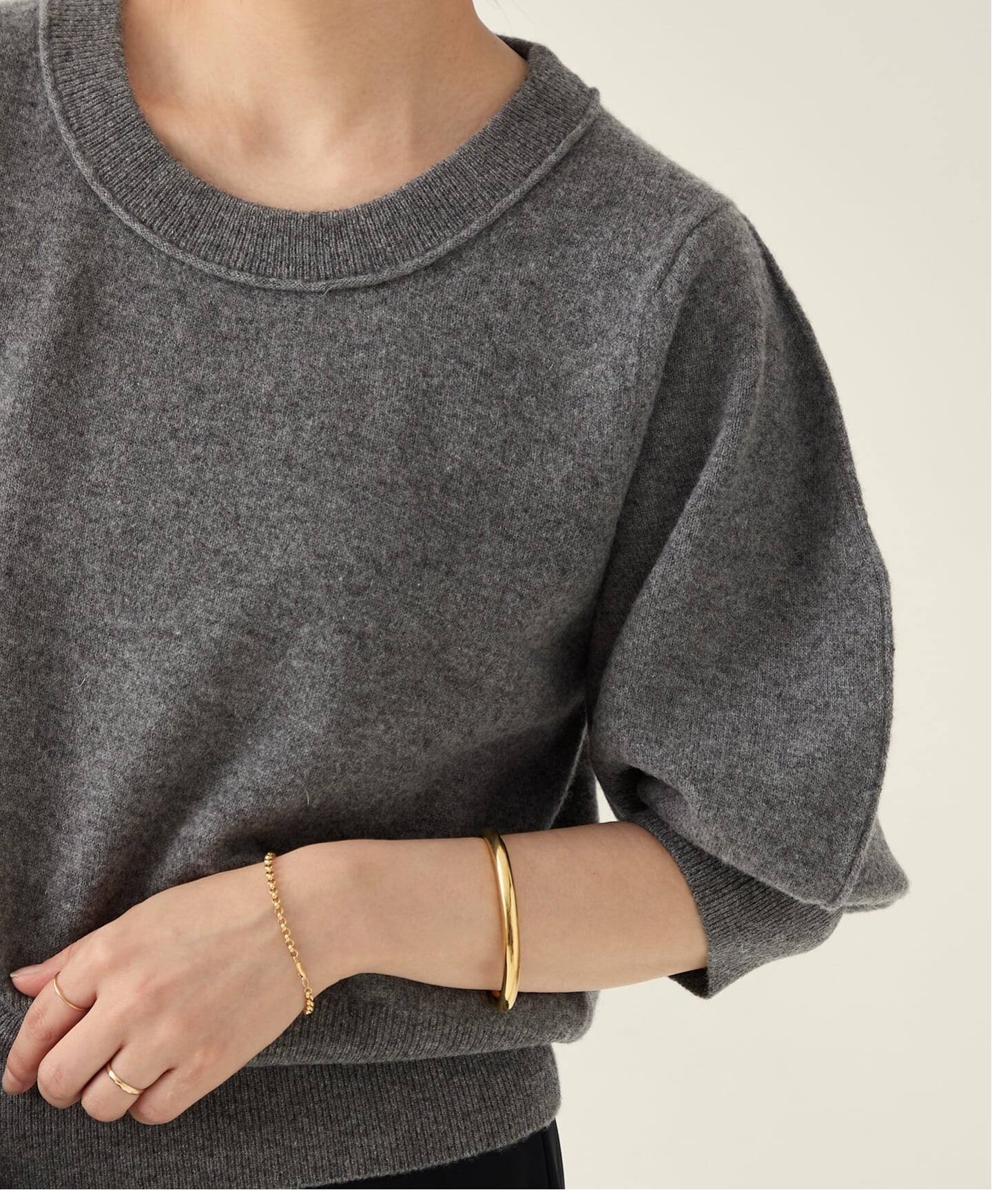 新品　Plage プラージュ￼　R’IAM KNIT T　ニットT plage（プラージュ）の「【R'IAM】Nepyarn プルオーバー