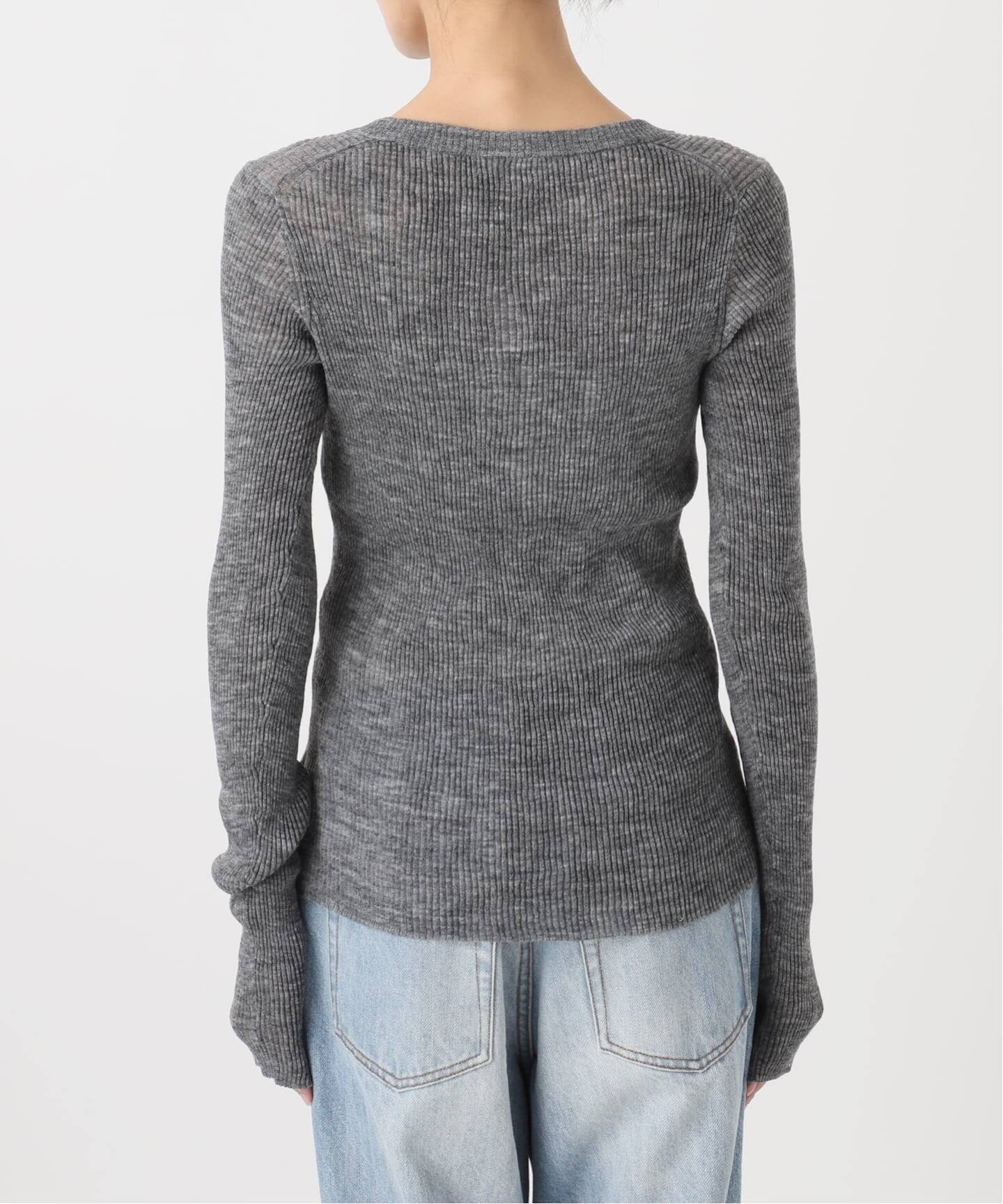 【plage】easy care rib プルオーバー Rib Back Open プルオーバー（Tシャツ／カットソー）｜Plage