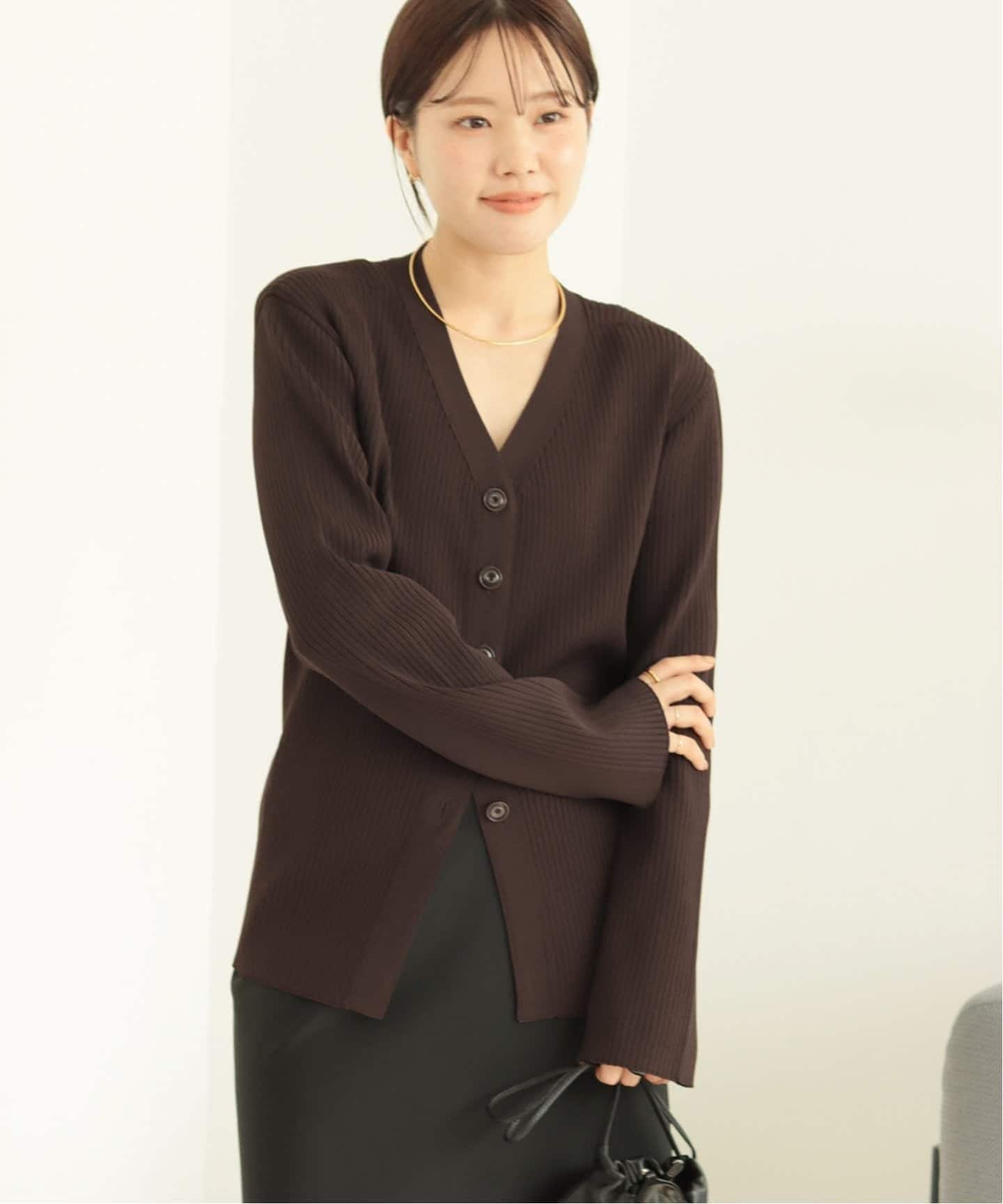 plage R’IAM RIBシェイプカーディガン plage｜R'IAM RIBシェイプカーディガン | Rakuten Fashion(楽天