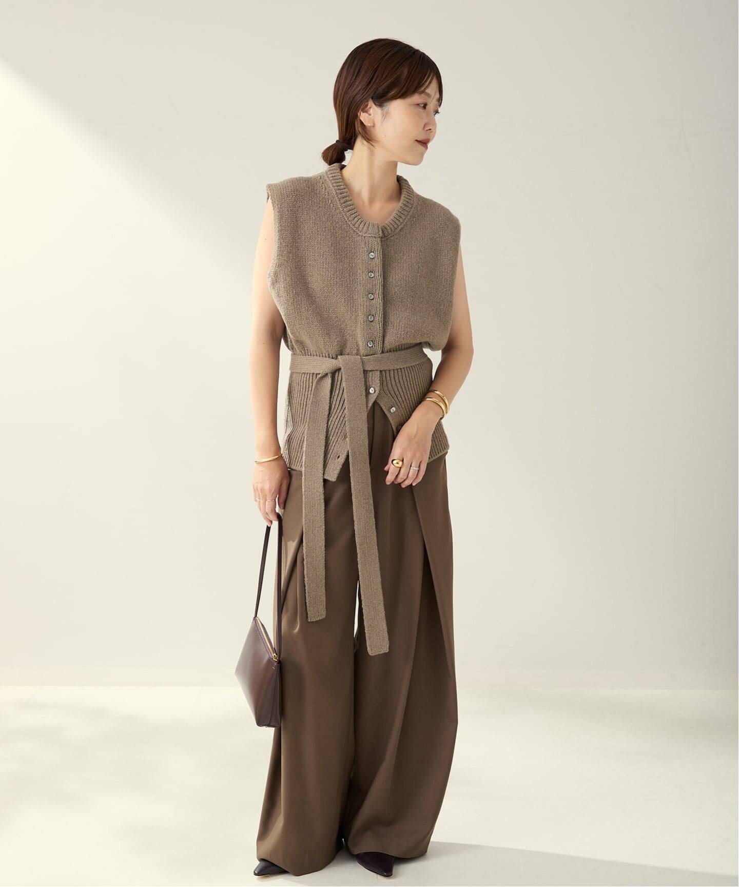 R'IAM ローゲージニットベスト（ニット／セーター）｜Plage