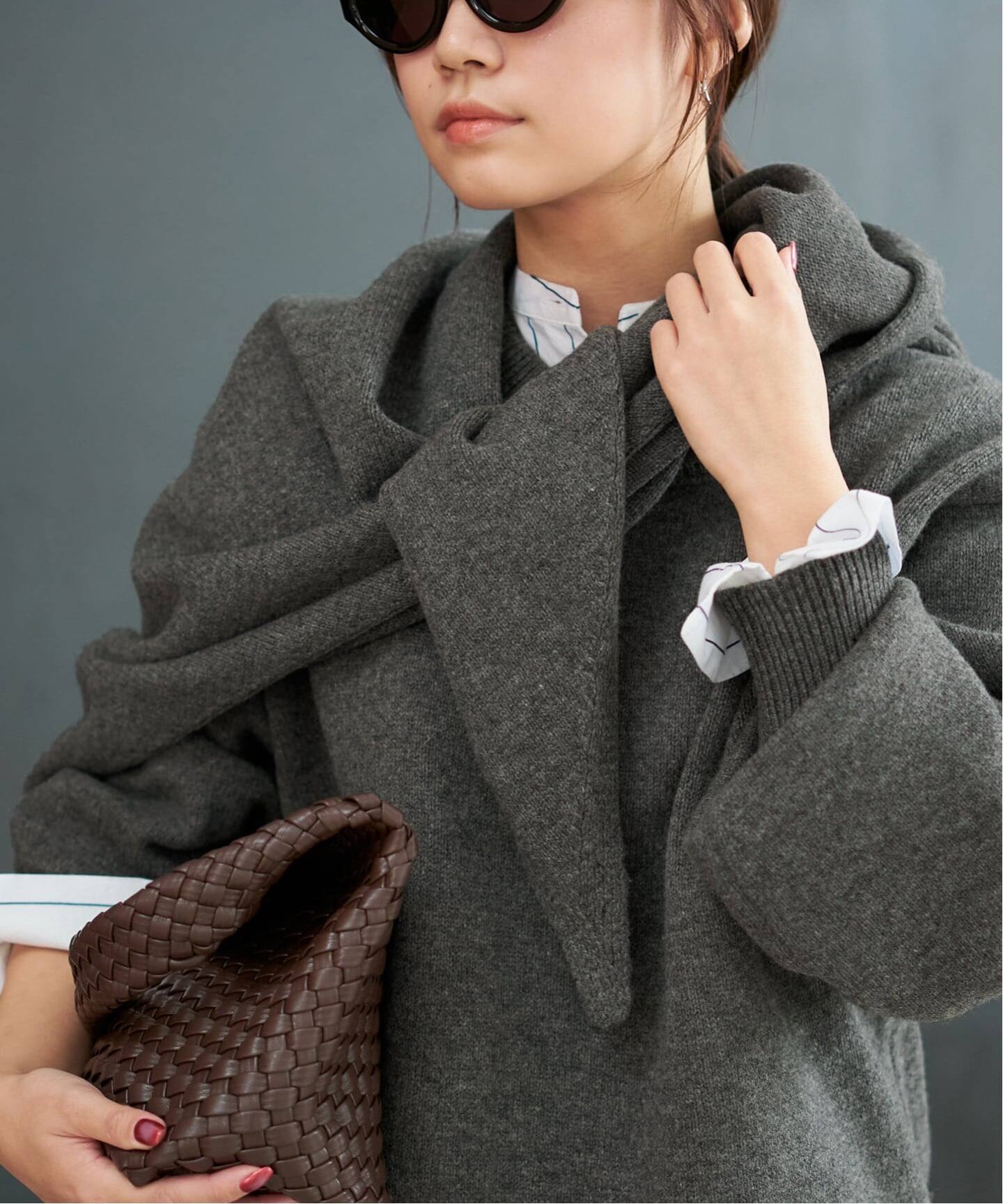 R'IAM ストールプルオーバー（ニット／セーター）｜Plage（プラージュ