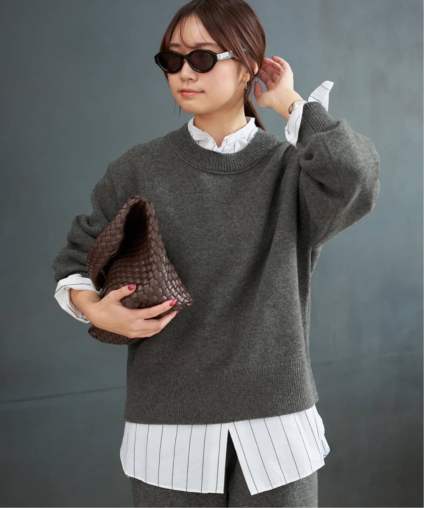 plage R’IAM ストールプルオーバー R'IAM ストールプルオーバー（ニット／セーター）｜Plage（プラージュ