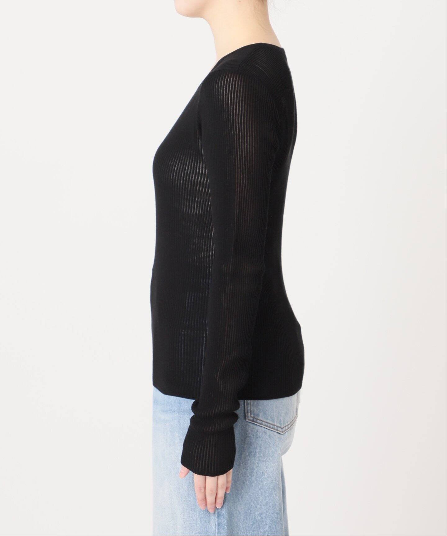 Plage whisper rib long Tシャツ　2024ss プラージュ Plage - Plage whisper rib long Tシャツ 2024ss プラージュの