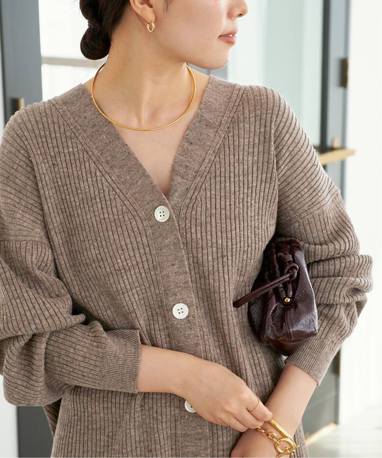 jazz linen rib カーディガン（カーディガン）｜Plage（プラージュ）の 