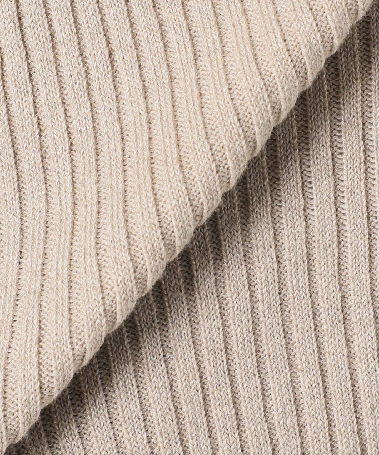 タグ付き　Plage jazz linen rib カーディガン　ベージュ jazz linen rib カーディガン（カーディガン）｜Plage