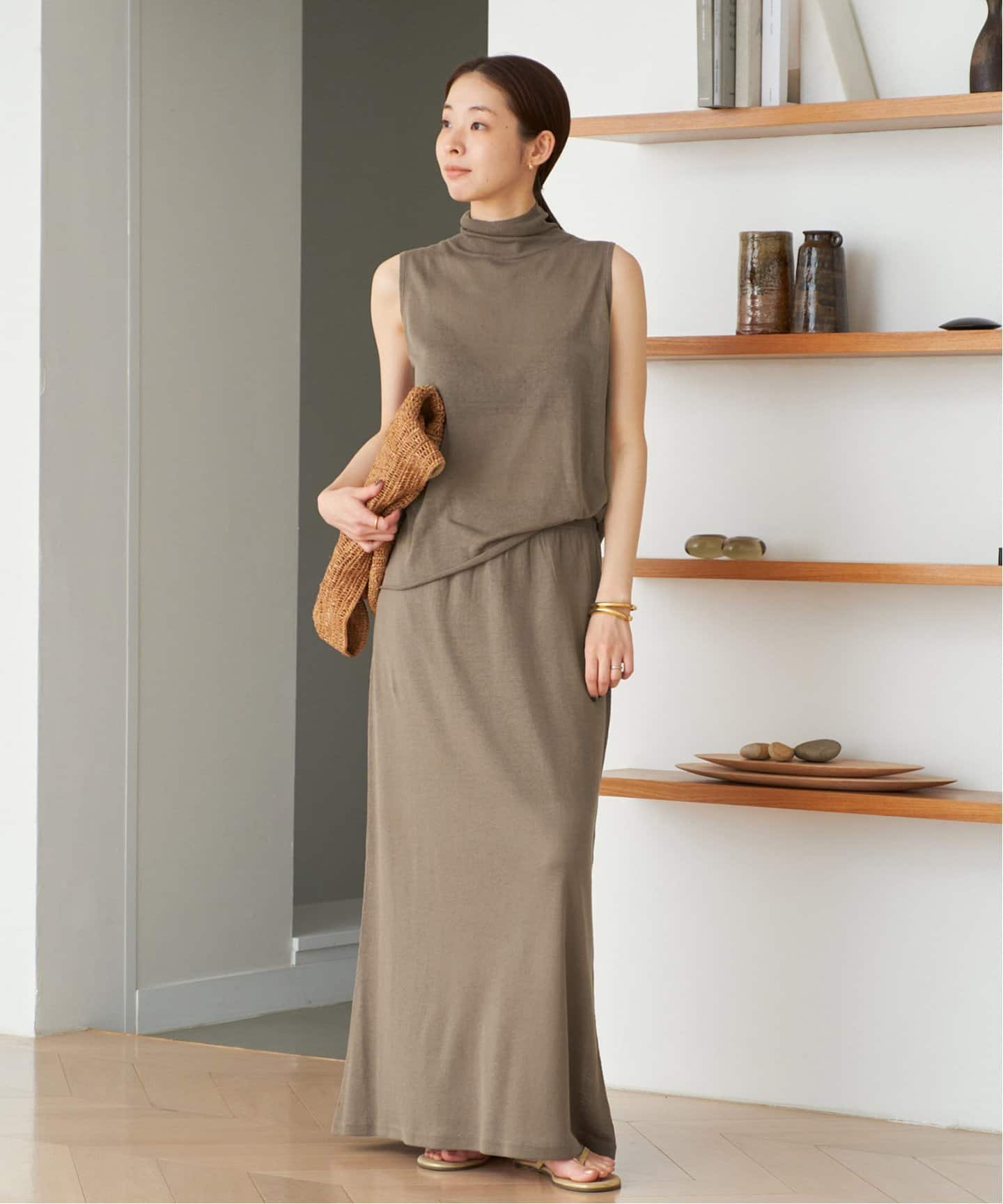 plage SILK-LINEN LILY Vネック ニット セール】SILK-LINEN LILY Vネック ニット（ニット/セーター