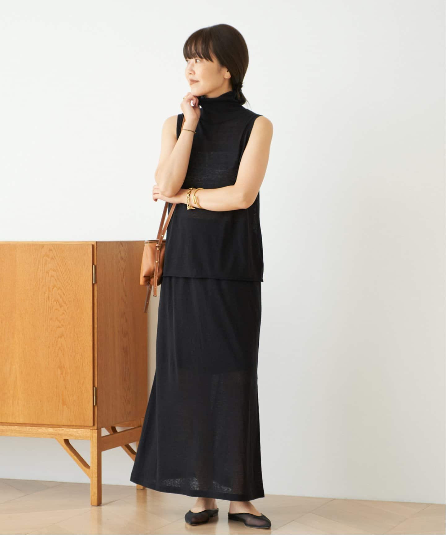 新品　plage Fur Nuance プルオーバー プラージュ Plage Fur V Nuance プルオーバー （ブラック