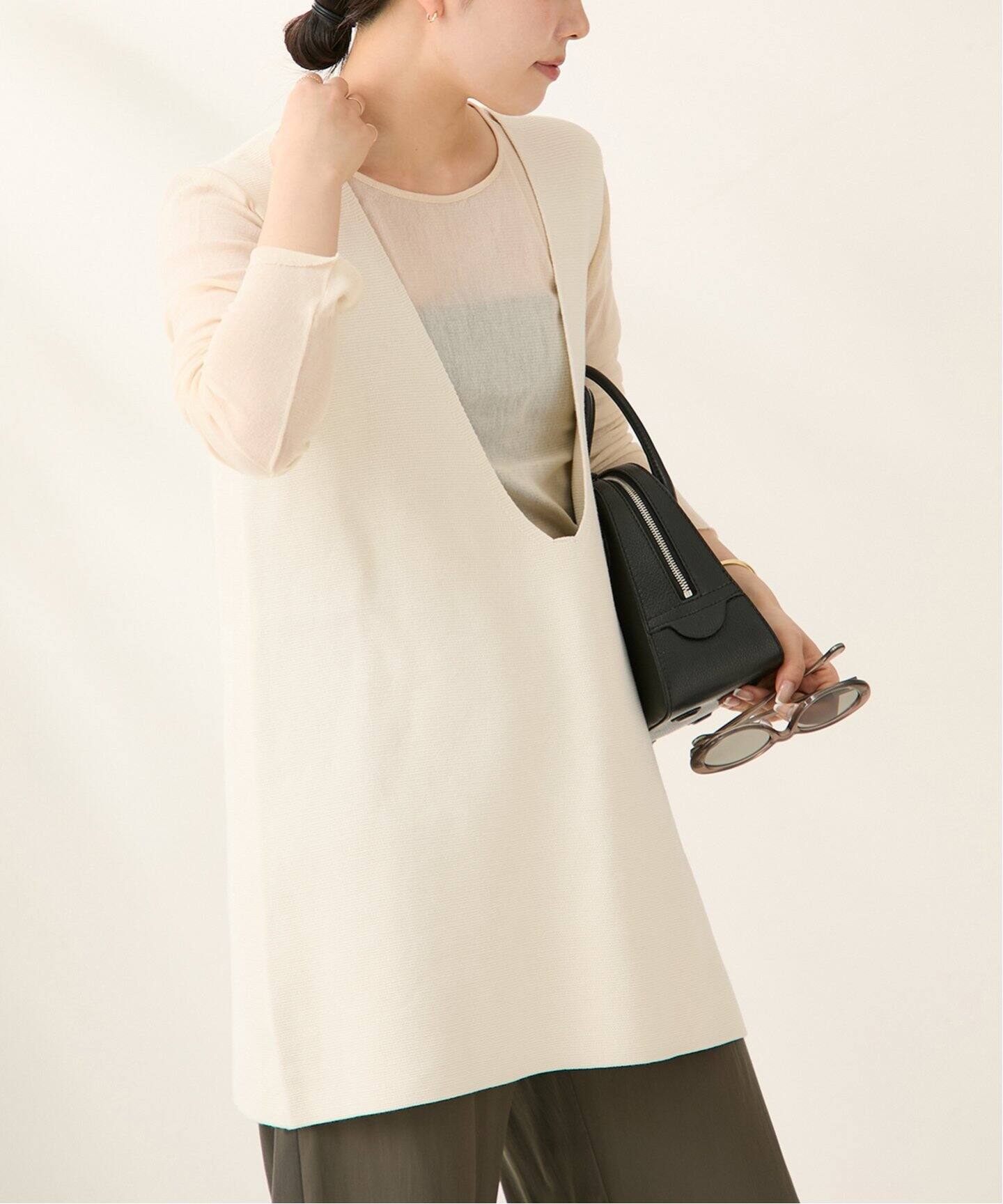 Plage giza cotton smooth ベスト giza cotton smooth ベスト（ベスト）｜Plage（プラージュ）の