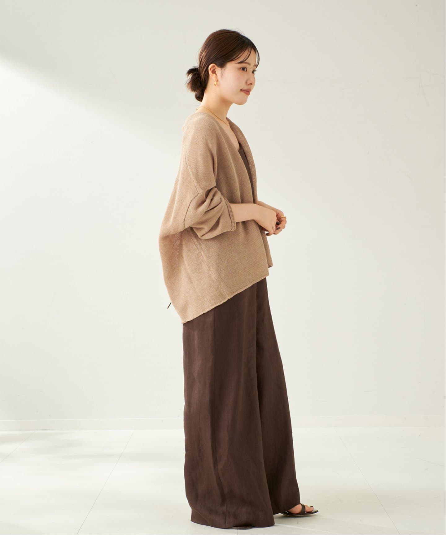 linen sweat ボレロ（カーディガン）｜Plage（プラージュ）の
