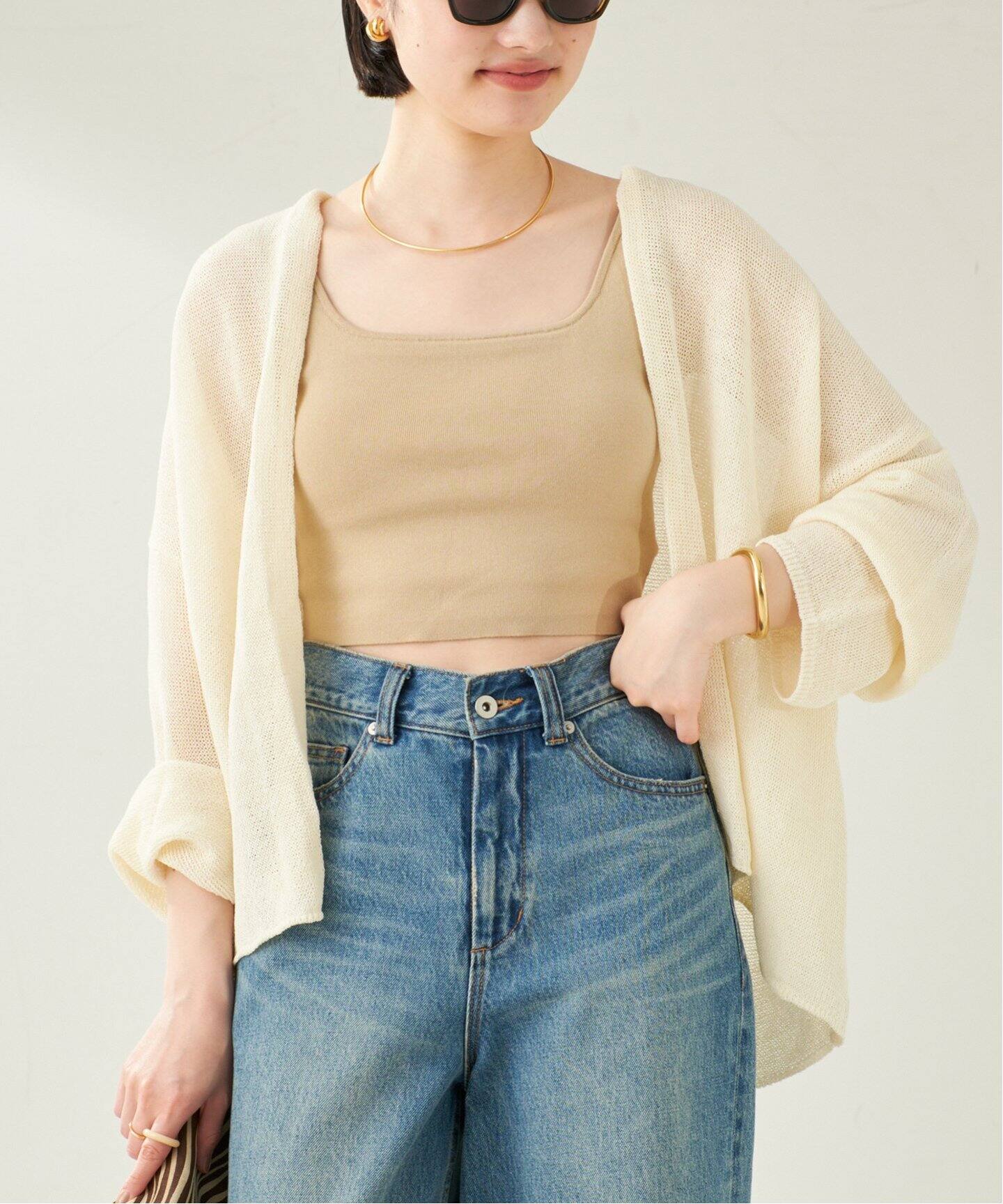 linen sweat ボレロ（カーディガン）｜Plage（プラージュ）の通販  