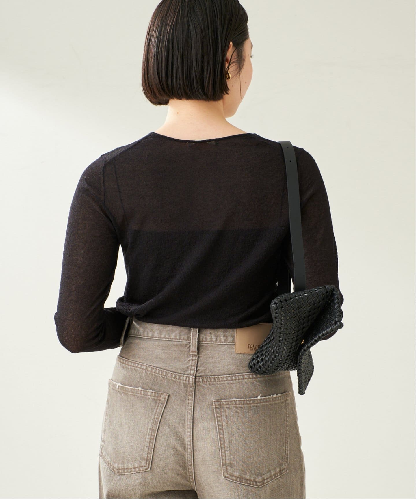chiffon deknit プルオーバー（Tシャツ／カットソー）｜Plage