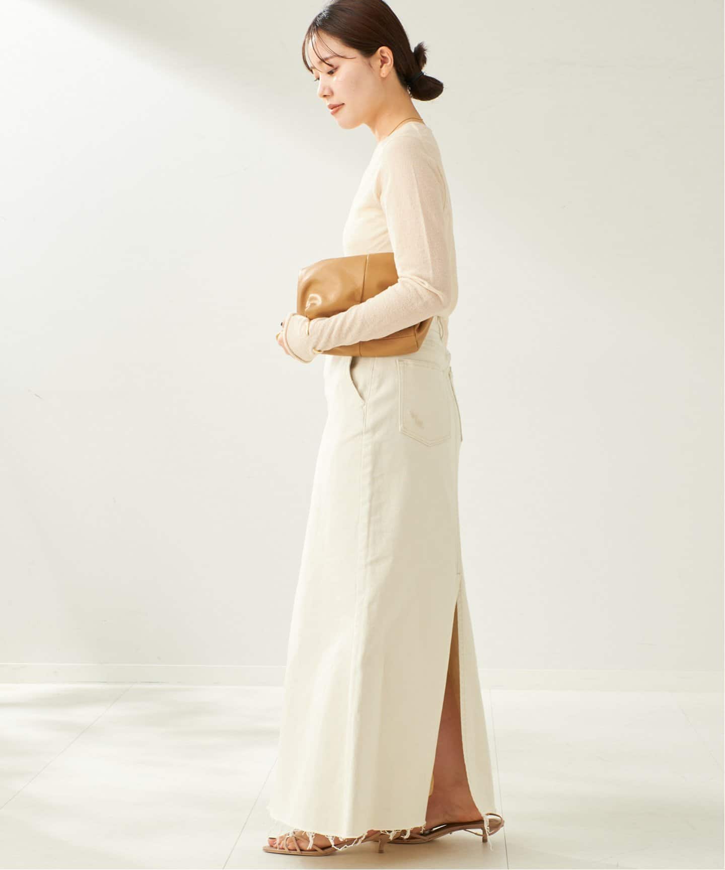 chiffon deknit プルオーバー（Tシャツ／カットソー）｜Plage