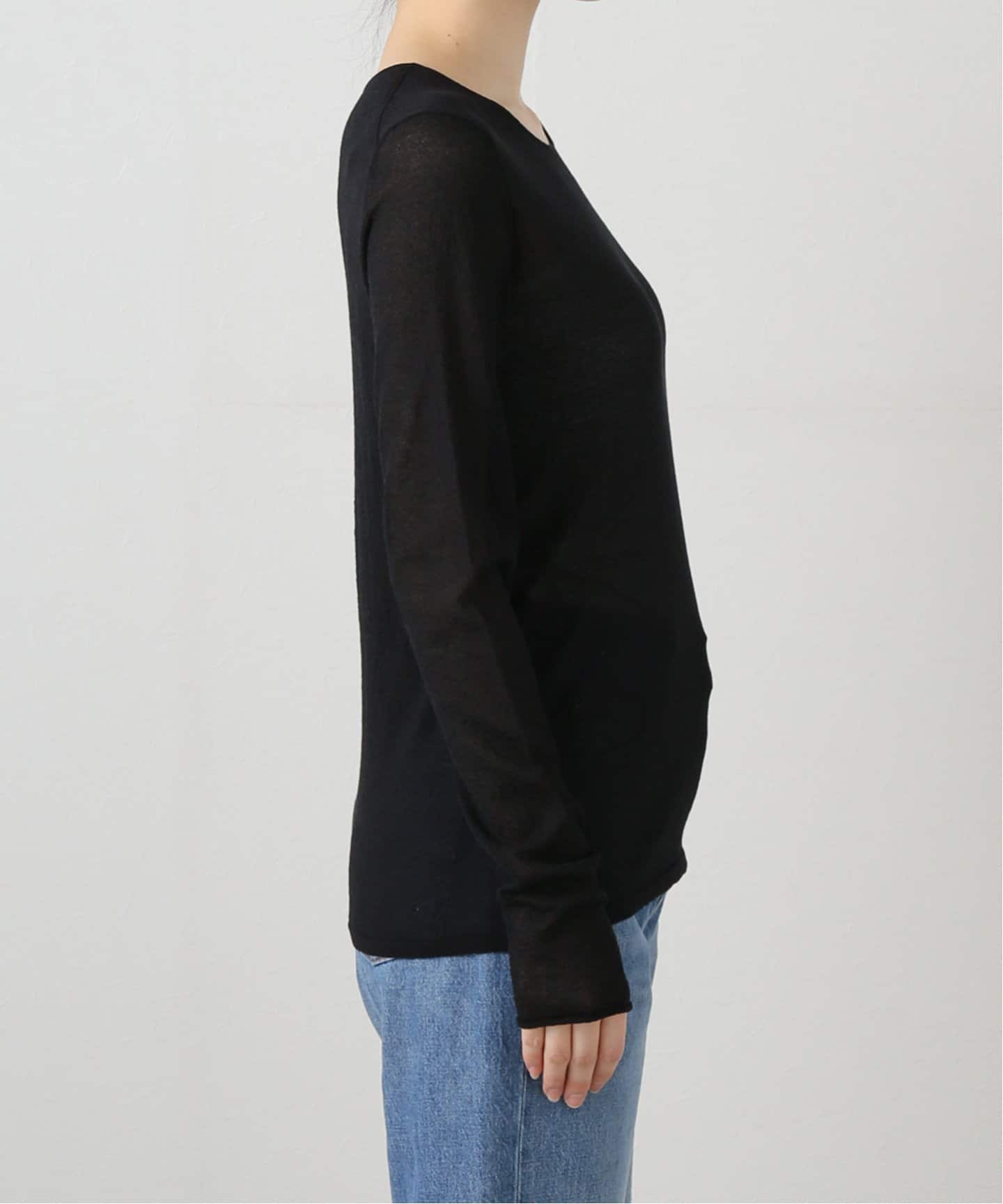 chiffon deknit プルオーバー（Tシャツ／カットソー）｜Plage