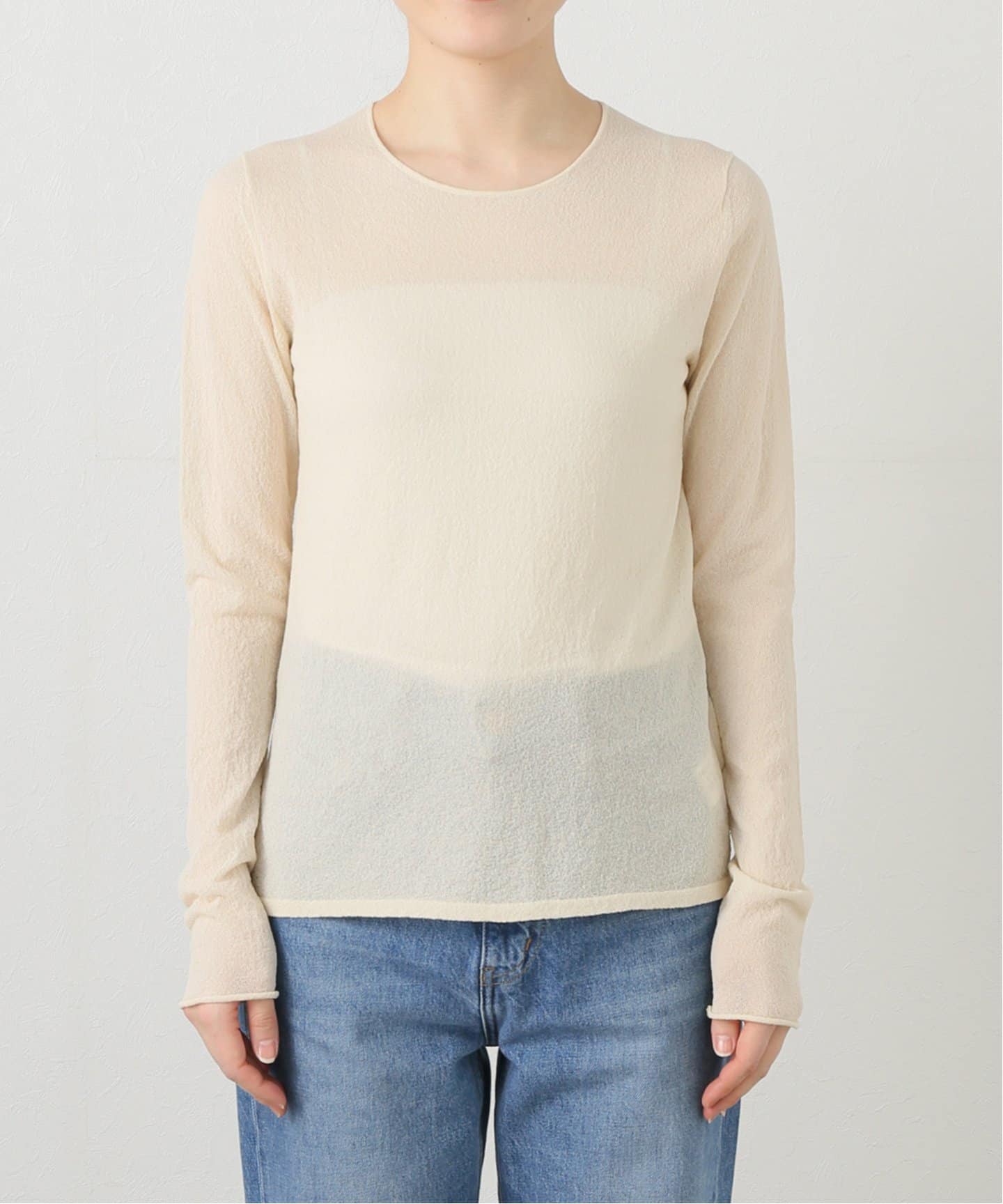 Plage chiffon deknit プルオーバー chiffon deknit プルオーバー（Tシャツ／カットソー）｜Plage