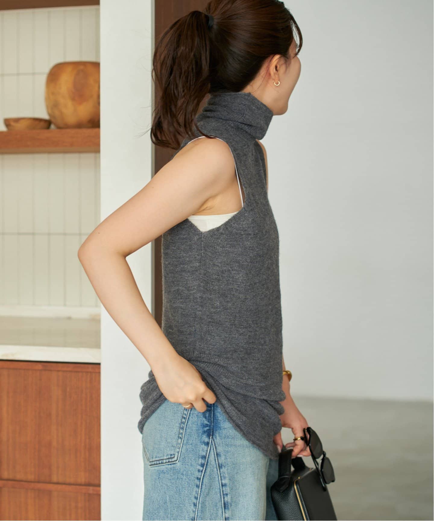 Plage　Sleeveless Nuance ニット【2024SS】 2024 BCA by Rebecca Virtue Textured Scoop Front One Piece