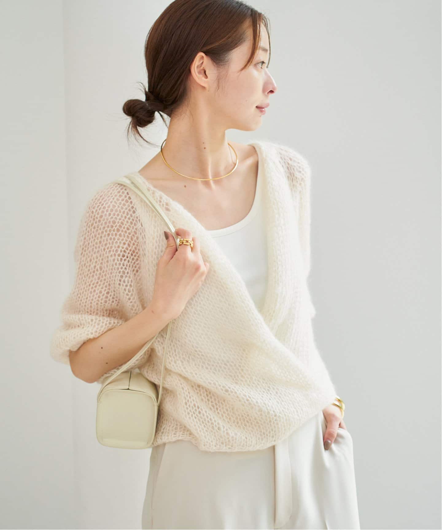 シルクモヘヤ mix HAND ニット（ニット／セーター）｜Plage