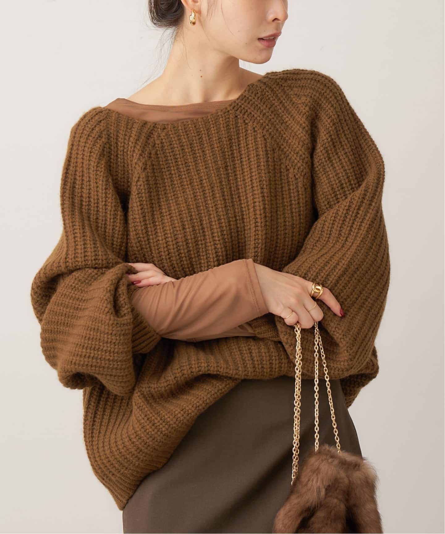 yak mix loose ニット（ニット／セーター）｜Plage（プラージュ）の