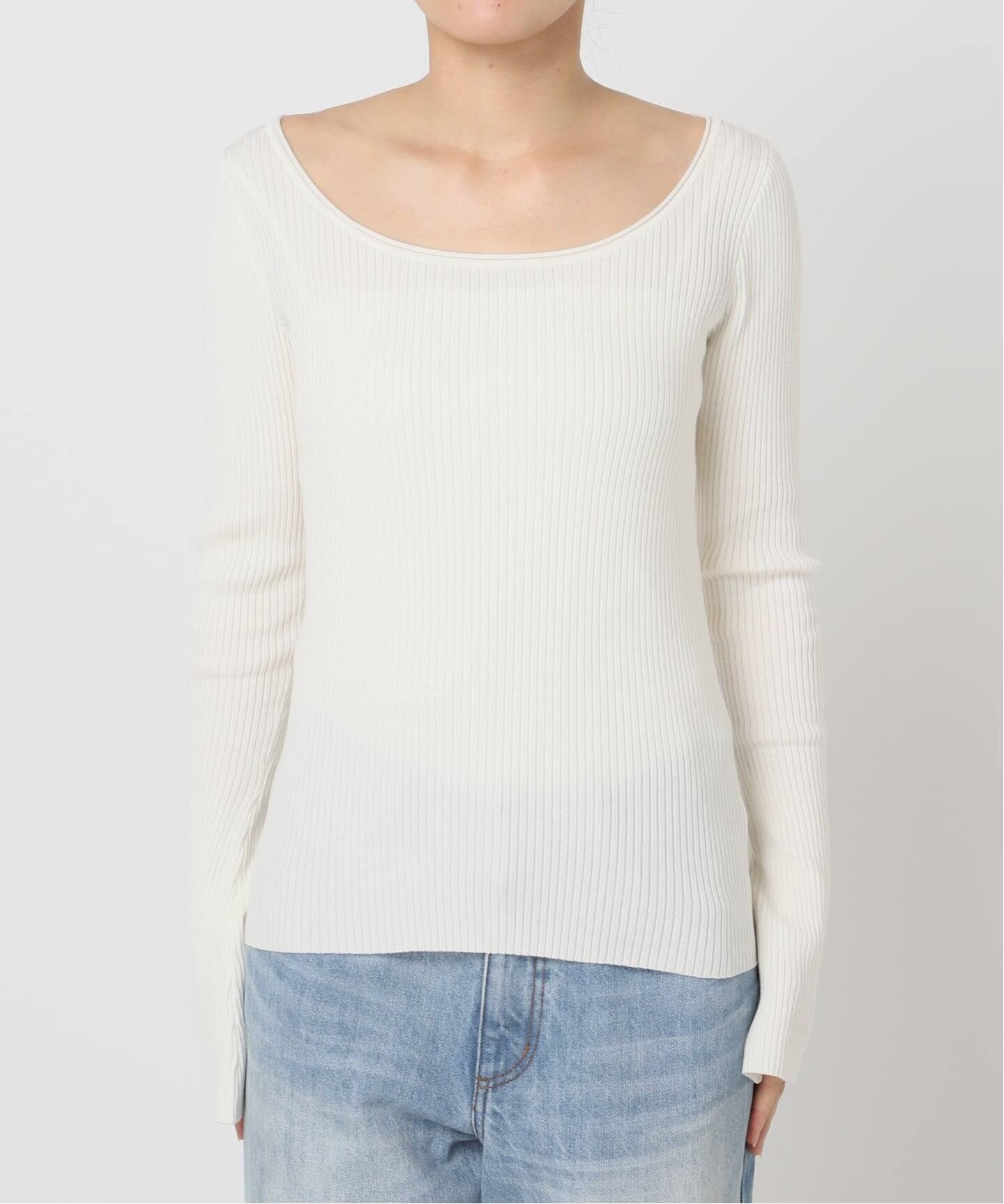 easy care wide rib プルオーバー（ニット／セーター）｜Plage