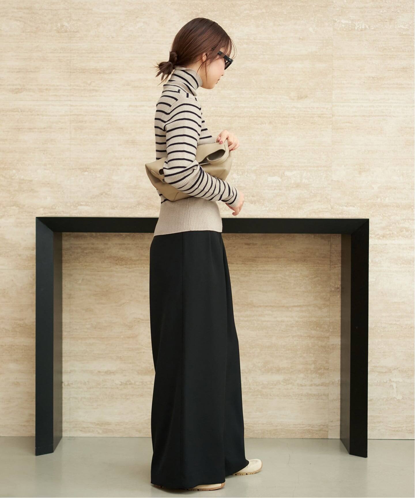 Plage cashwool border turtle ニット plage｜cashwool border turtle ニット | Rakuten Fashion(楽天