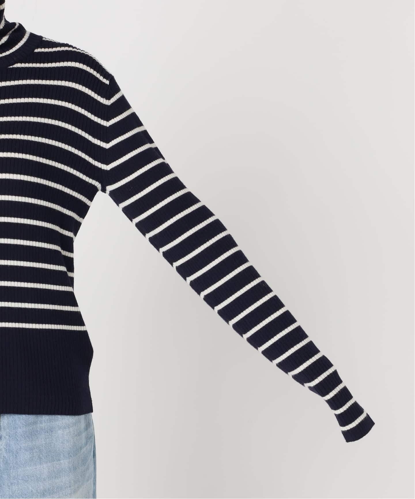 Plage cashwool border turtle ニット セール】cashwool border turtle ニット（ニット/セーター）｜Plage