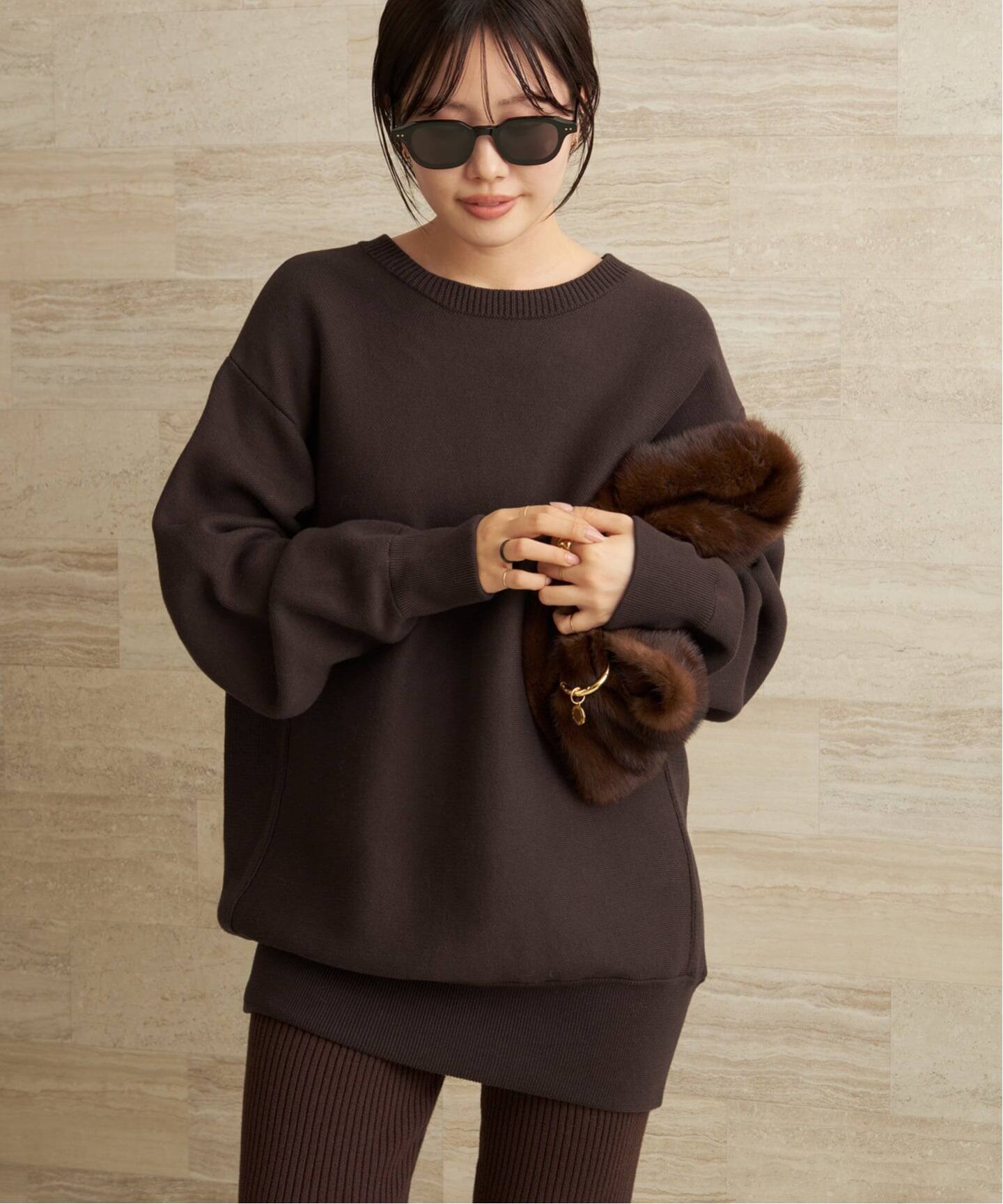 Plage プラージュ les Tendre brown スウェット les Tendre brown スウェット（スウェット）｜Plage（プラージュ）の