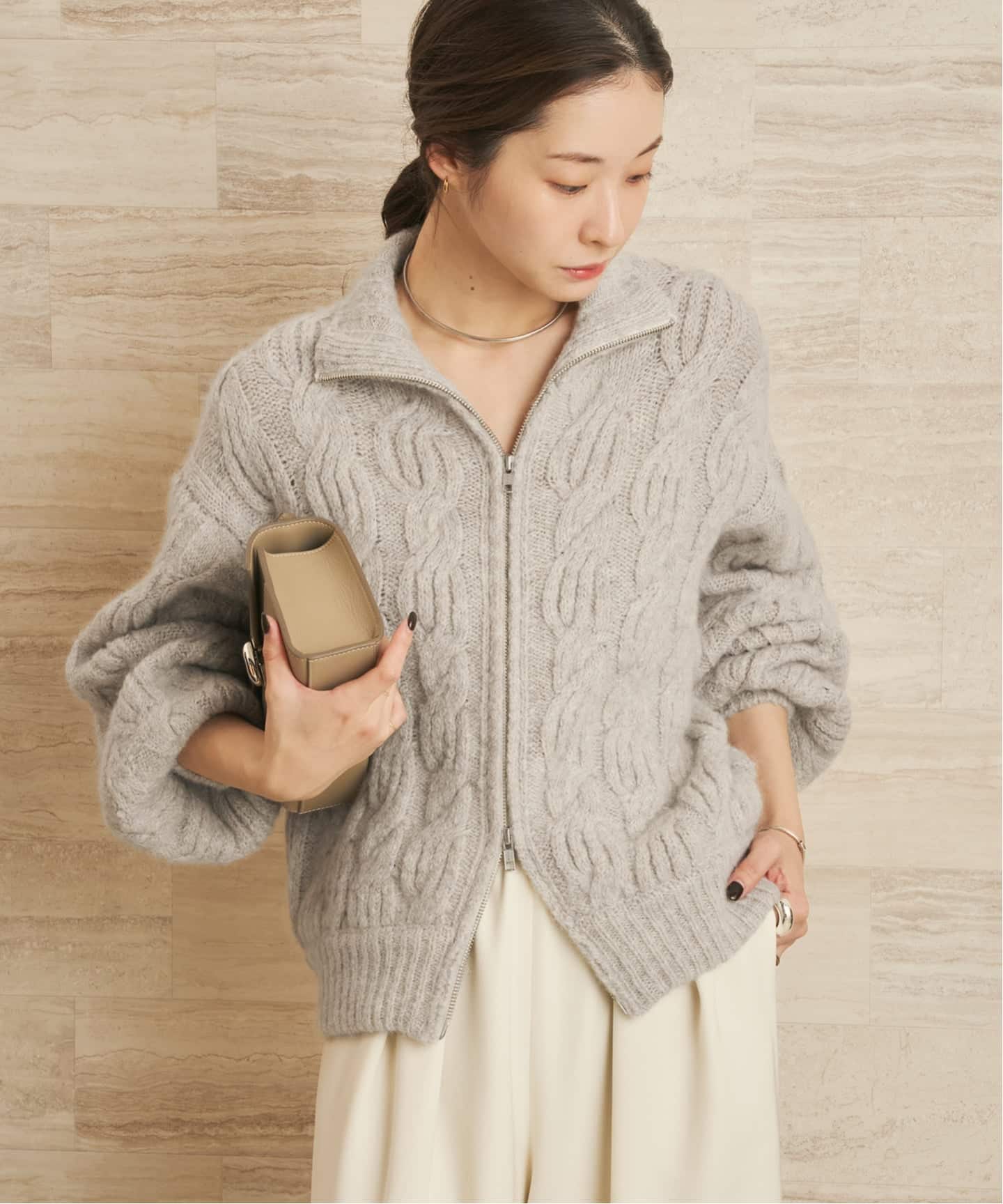 les Tendre alan zip UP ニット　新品未使用タグ付き les Tendre alan zip UP ニット（ニット／セーター）｜Plage