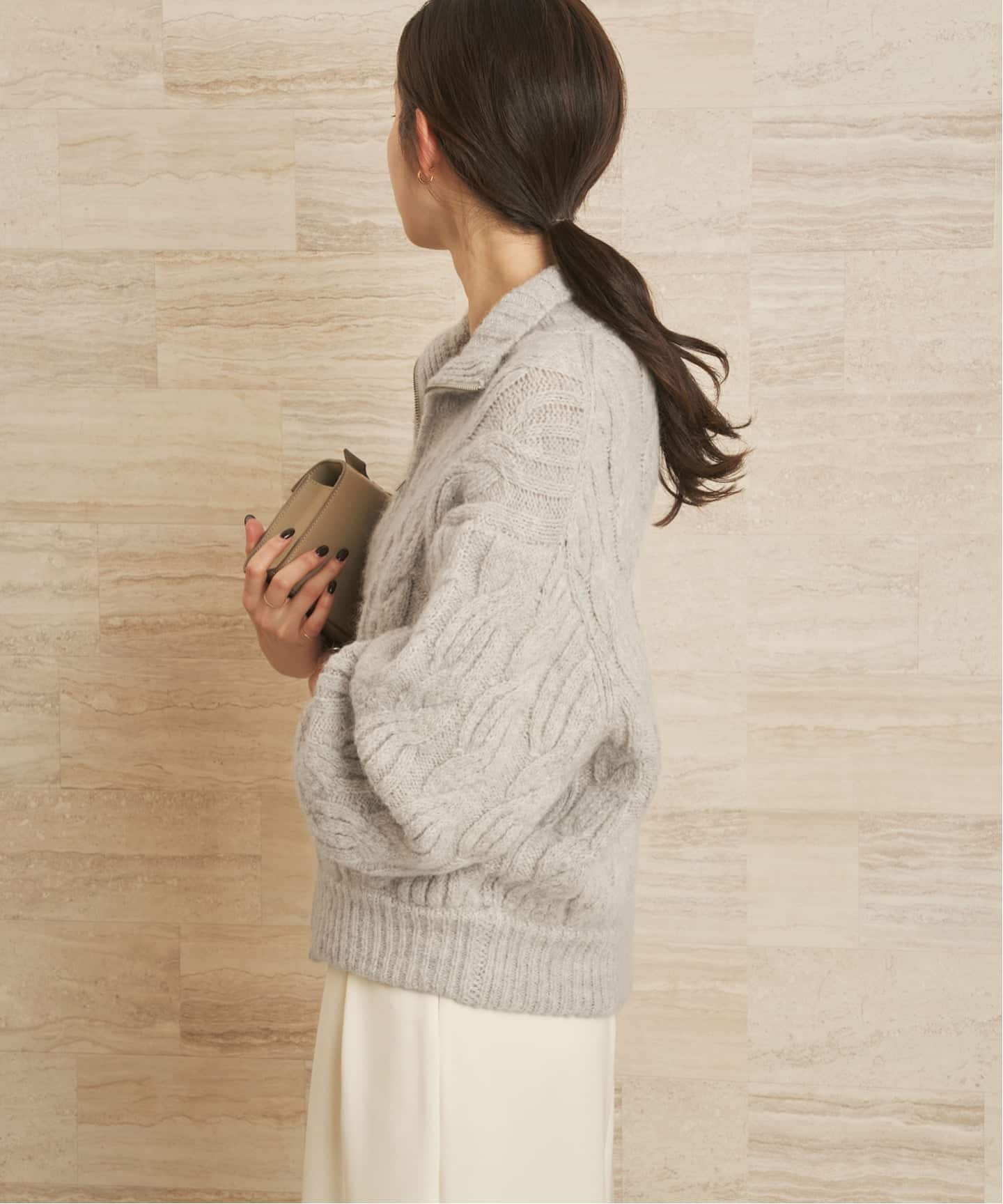 les Tendre alan zip UP ニット（ニット／セーター）｜Plage