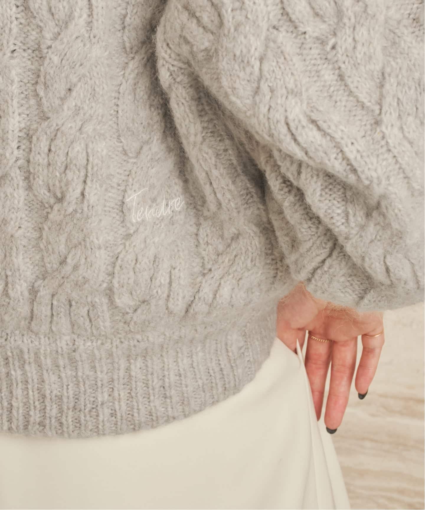 les Tendre alan zip UP ニット（ニット／セーター）｜Plage