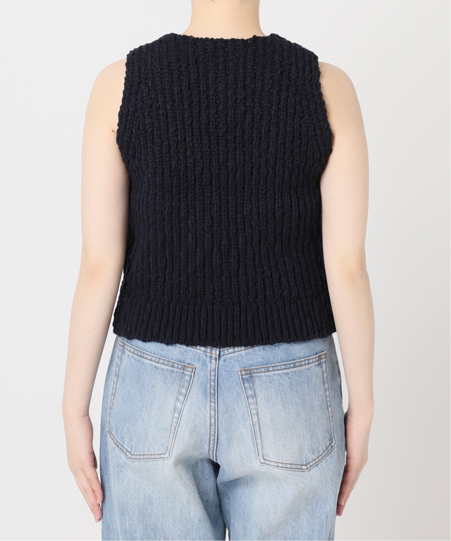 【le/ル 】COTTON KNIT ベストplage Plage 【 le/ル 】 COTTON KNIT ベスト COTTON SLUB KNIT ベスト