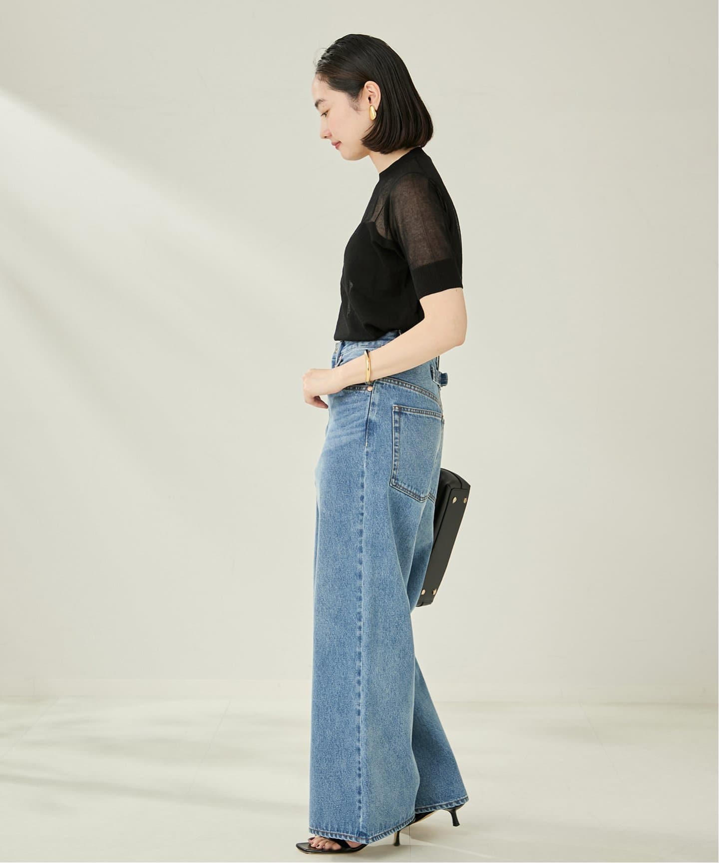 plageプラージュ＊SHEER C/Nニット＊新品未使用 セール】SHEER C/N ニット（ニット/セーター）｜Plage
