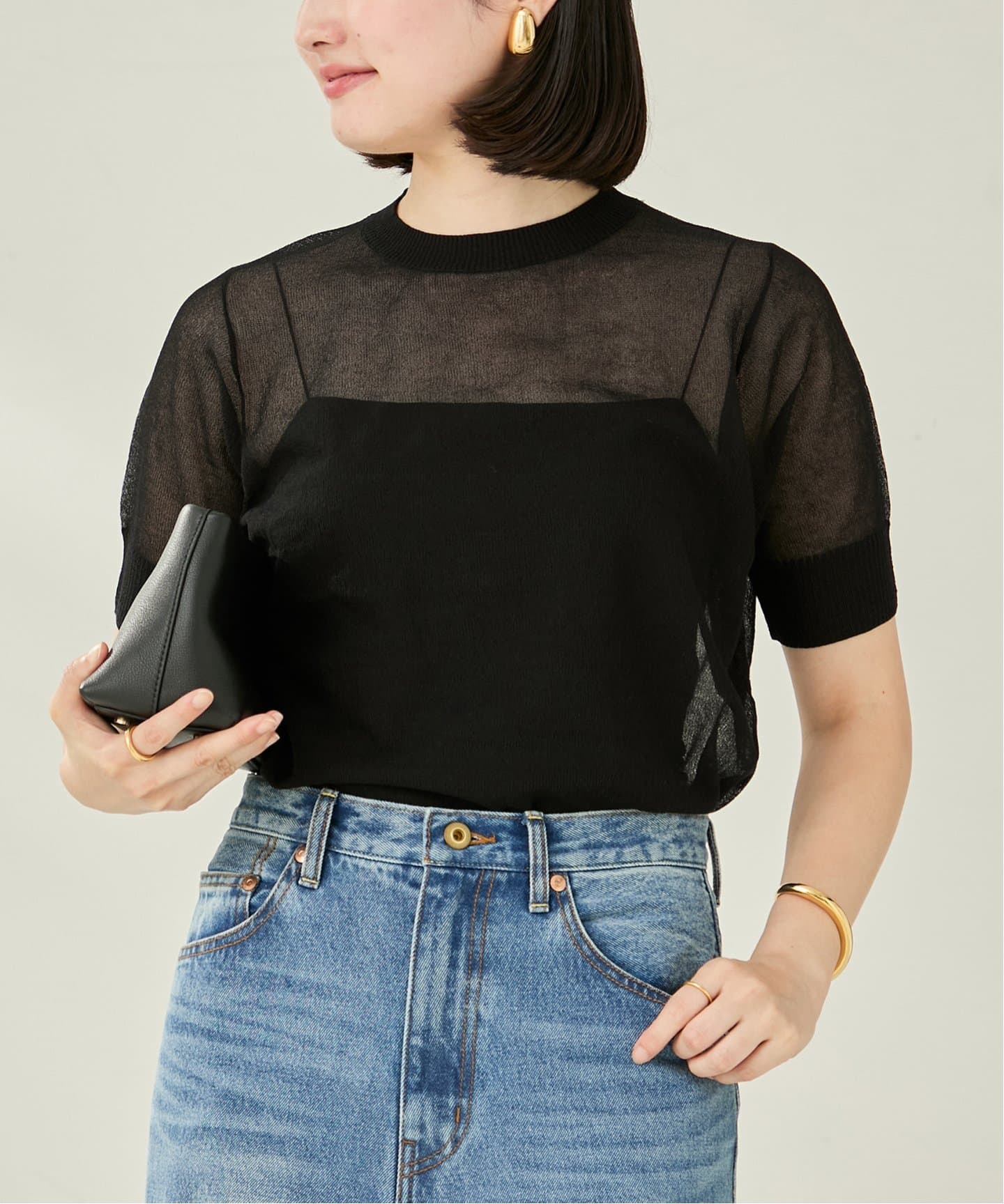 plageプラージュ＊SHEER C/Nニット＊新品未使用 SHEER C/N ニット（ニット／セーター）｜Plage（プラージュ）の