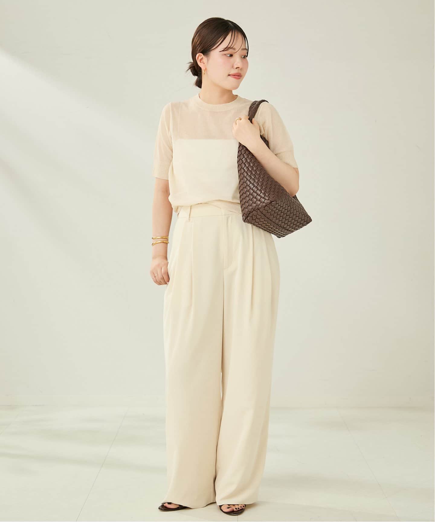 plageプラージュ＊SHEER C/Nニット＊新品未使用 SHEER C/N ニット（ニット／セーター）｜Plage（プラージュ）の