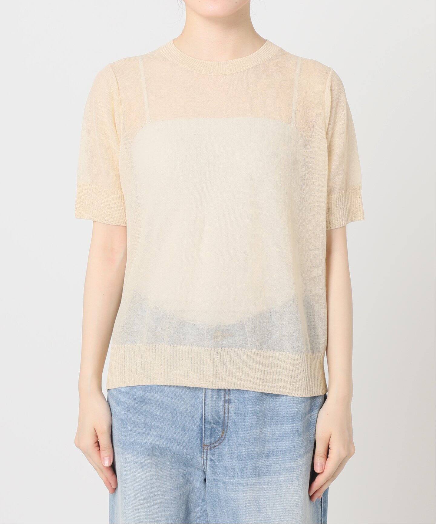 plageプラージュ＊SHEER C/Nニット＊新品未使用 SHEER C/N ニット（ニット／セーター）｜Plage（プラージュ）の
