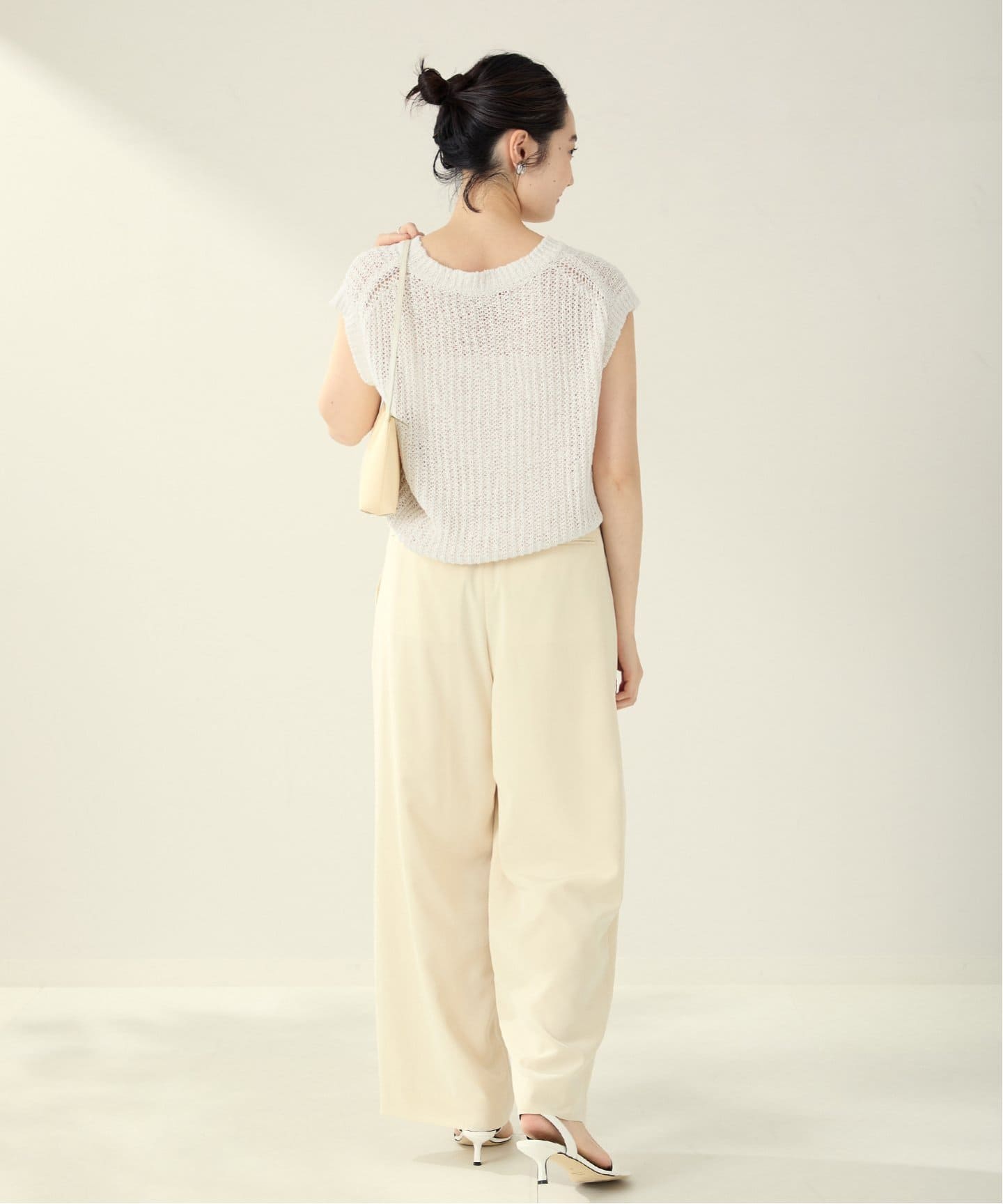 Plage LINEN MIX Vネック ニット セール】LINEN MIX Vネック ニット（ニット/セーター）｜Plage