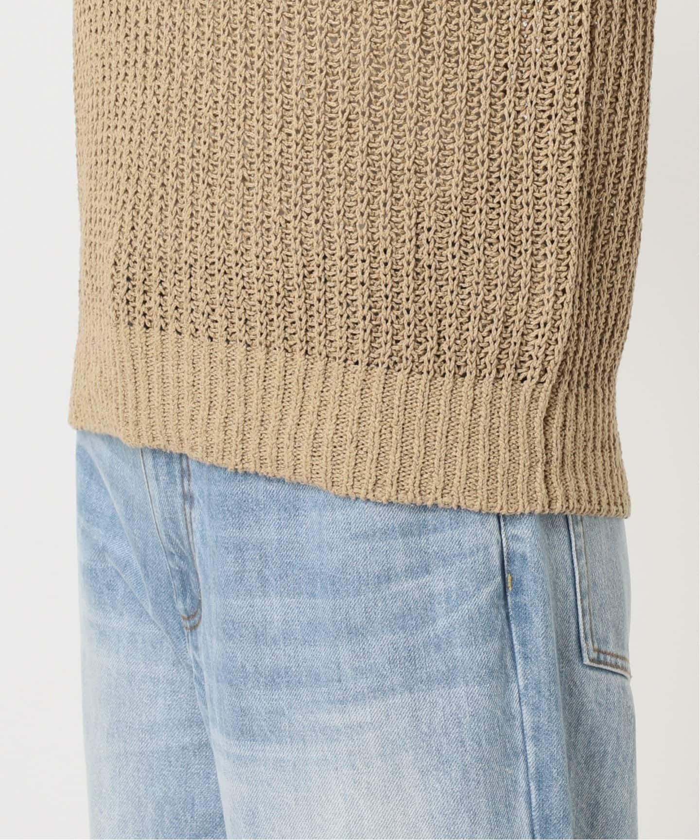 SILK-LINEN LILY Vネック ニット（ニット／セーター）｜Plage