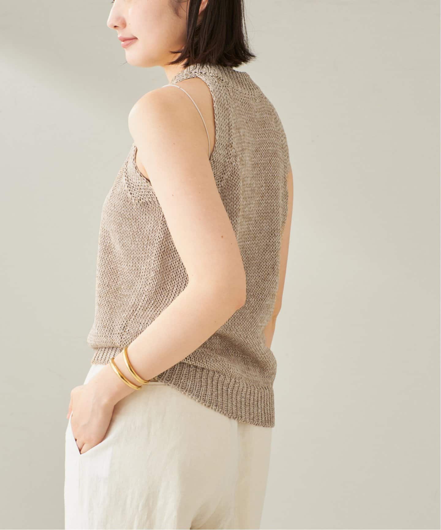 HALTER NECK KNIT トップス（ニット／セーター）｜Plage