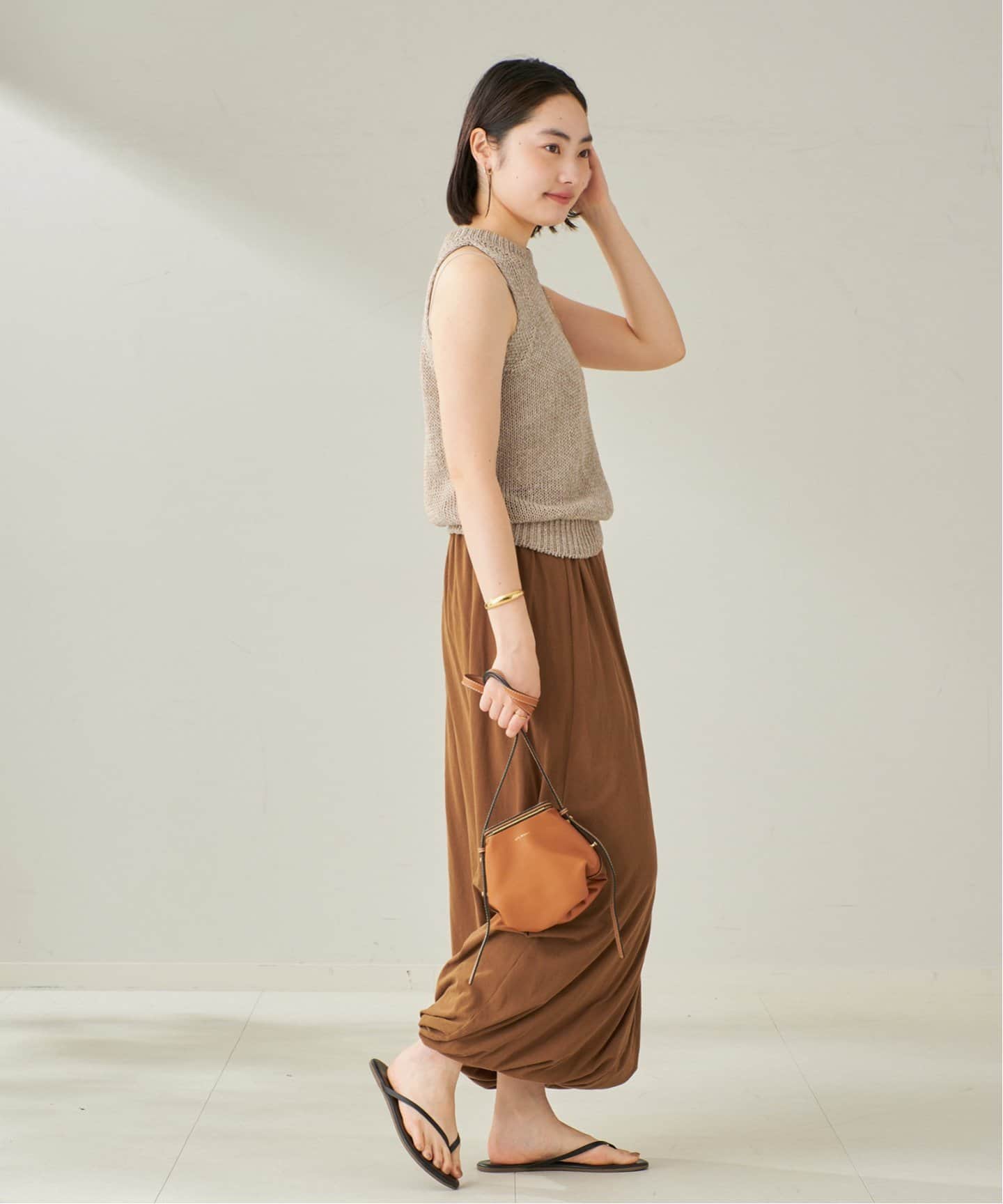 プラージュ Plage HALTER NECK KNIT トップス （ベージュ