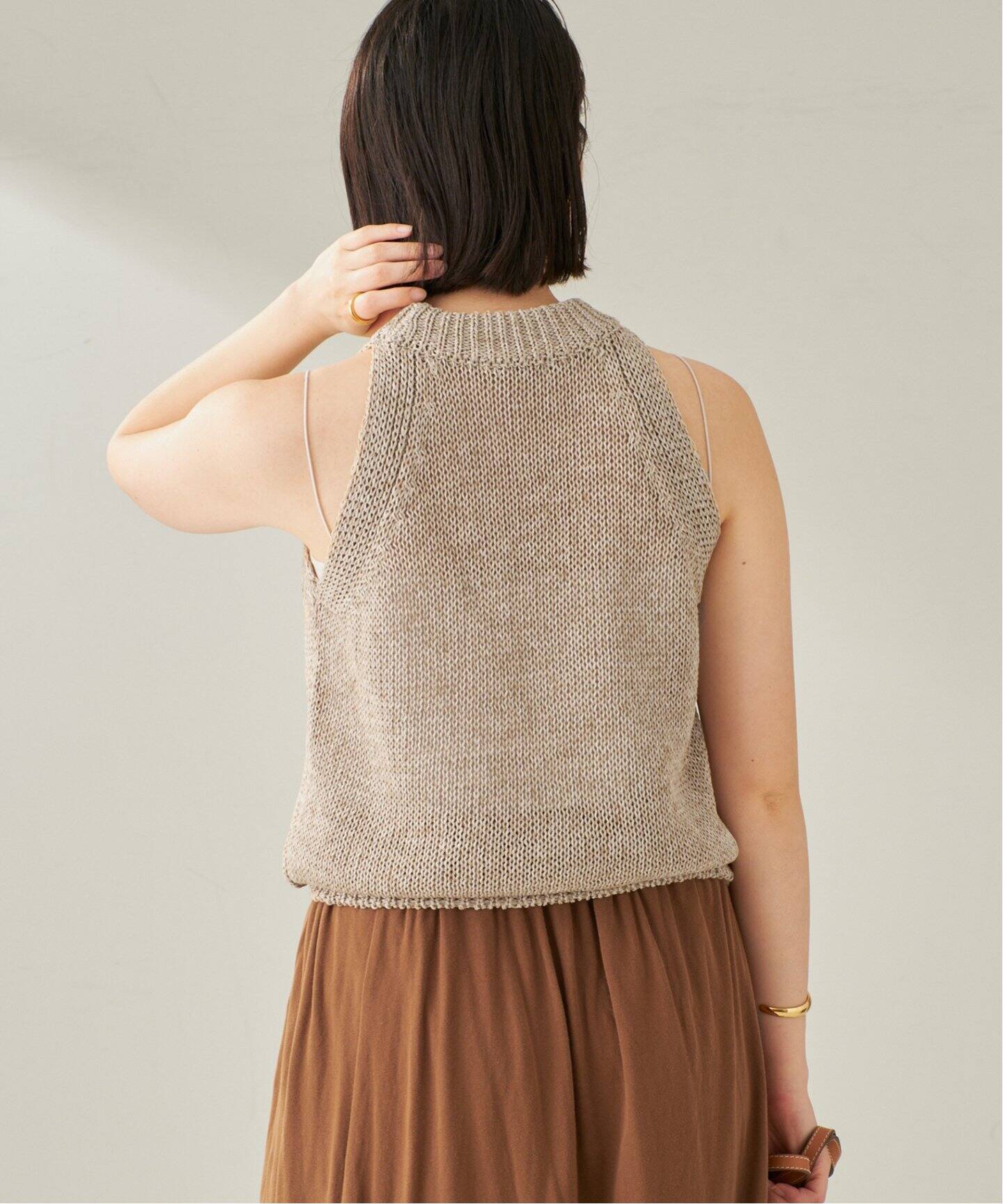 HALTER NECK KNIT トップス（ニット／セーター）｜Plage