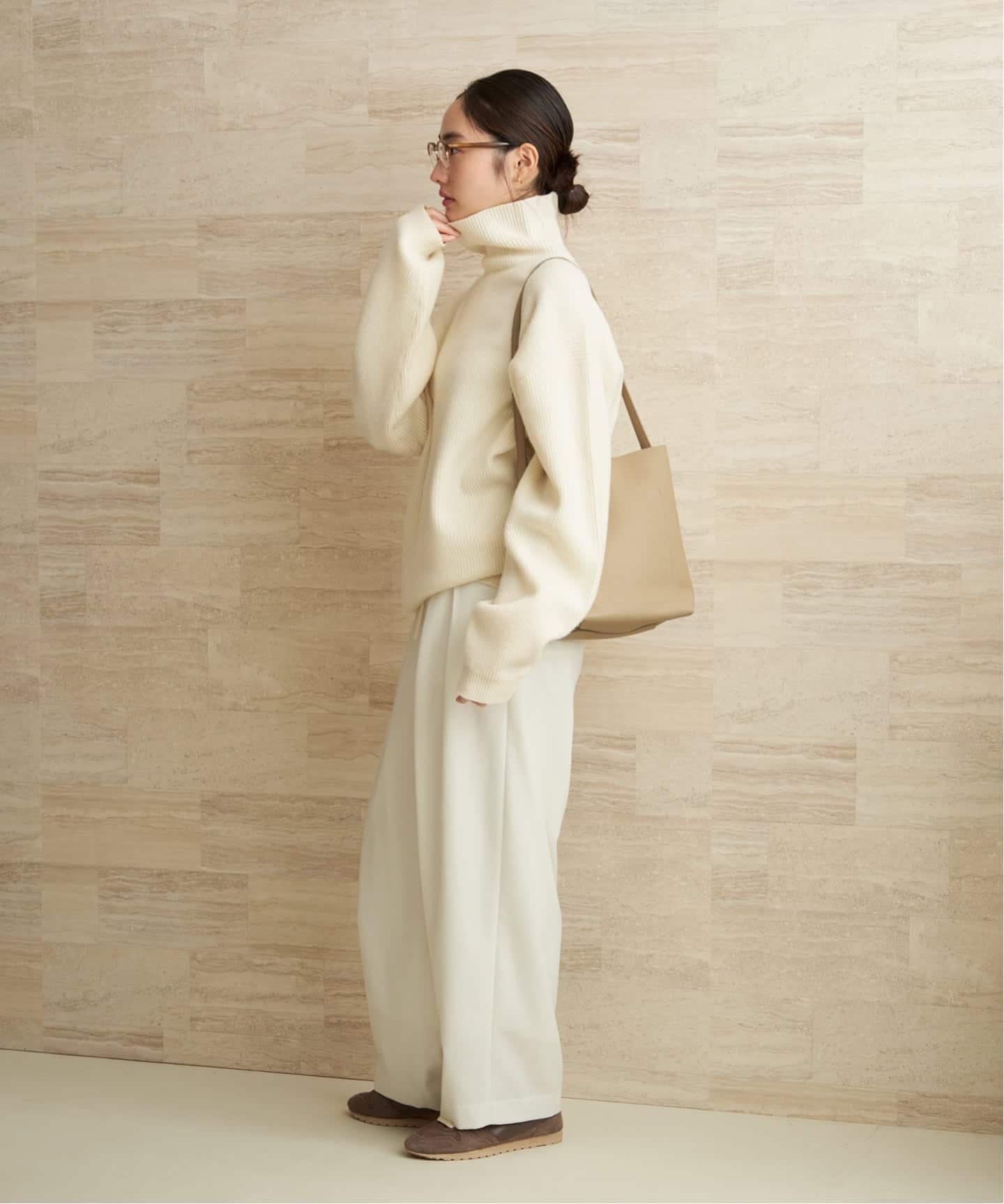 LOOSE TURTLE NECK プルオーバー（ニット／セーター）｜Plage