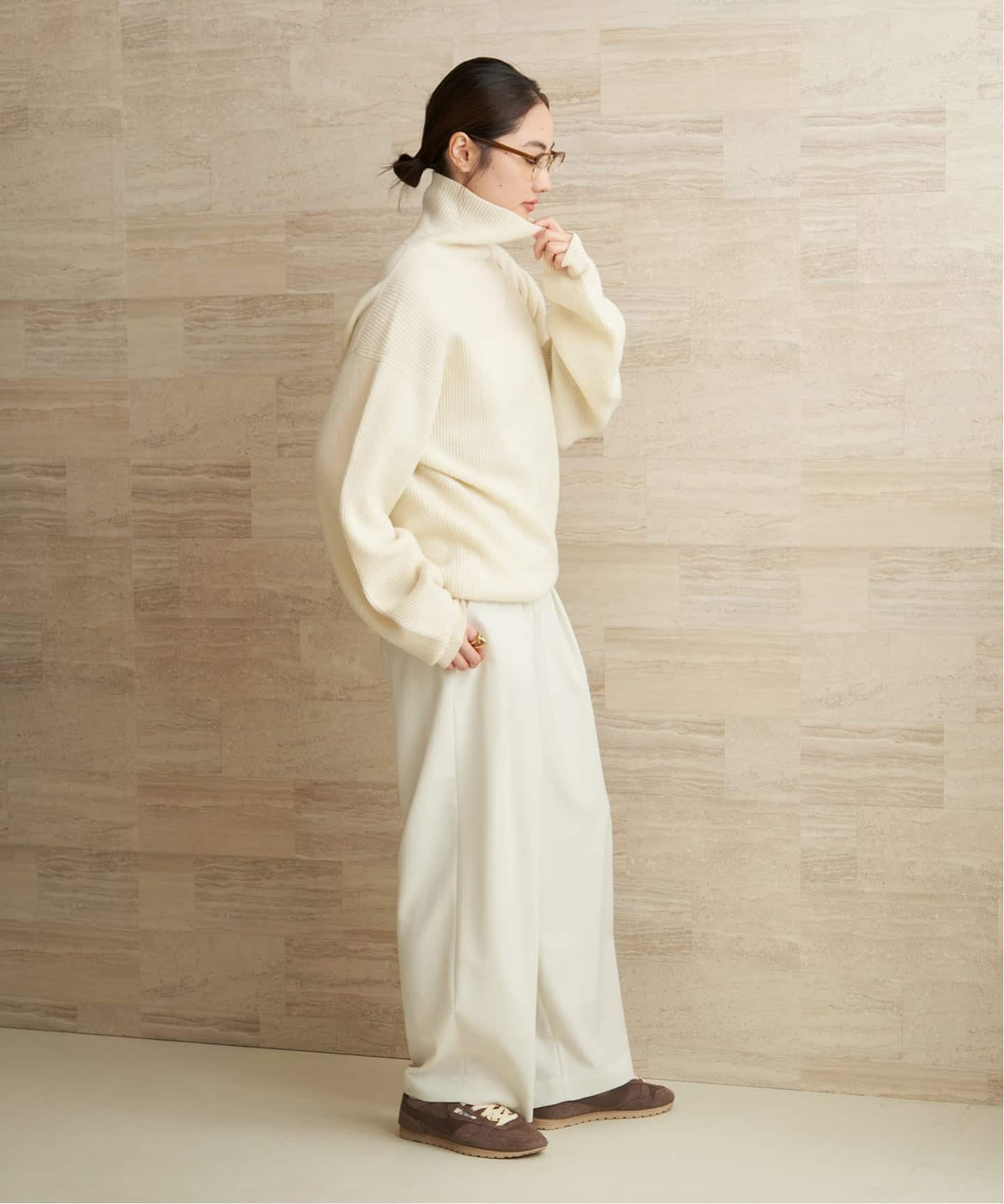 LOOSE TURTLE NECK プルオーバー（ニット／セーター）｜Plage