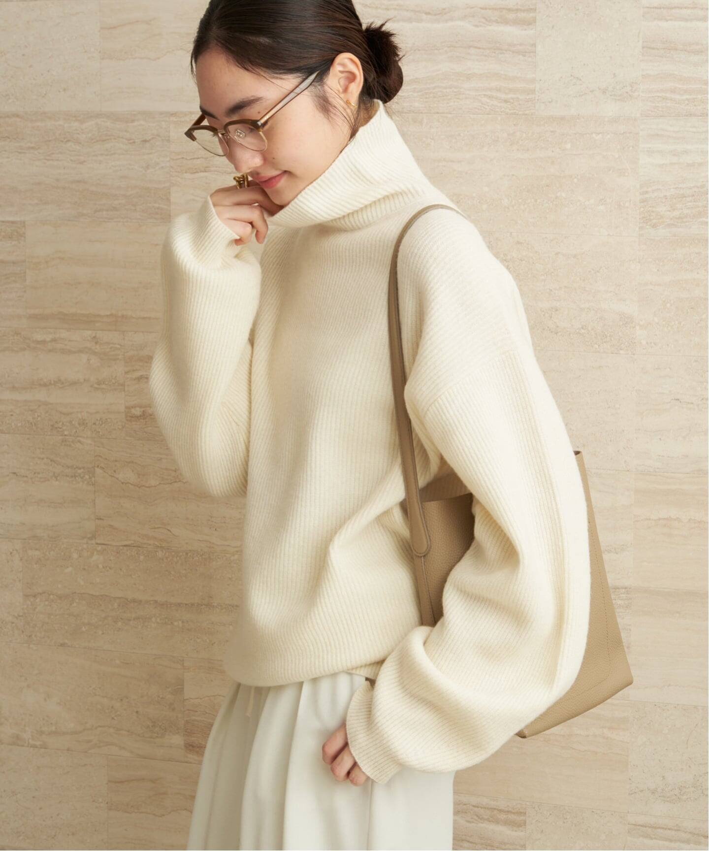 LOOSE TURTLE NECK プルオーバー（ニット／セーター）｜Plage