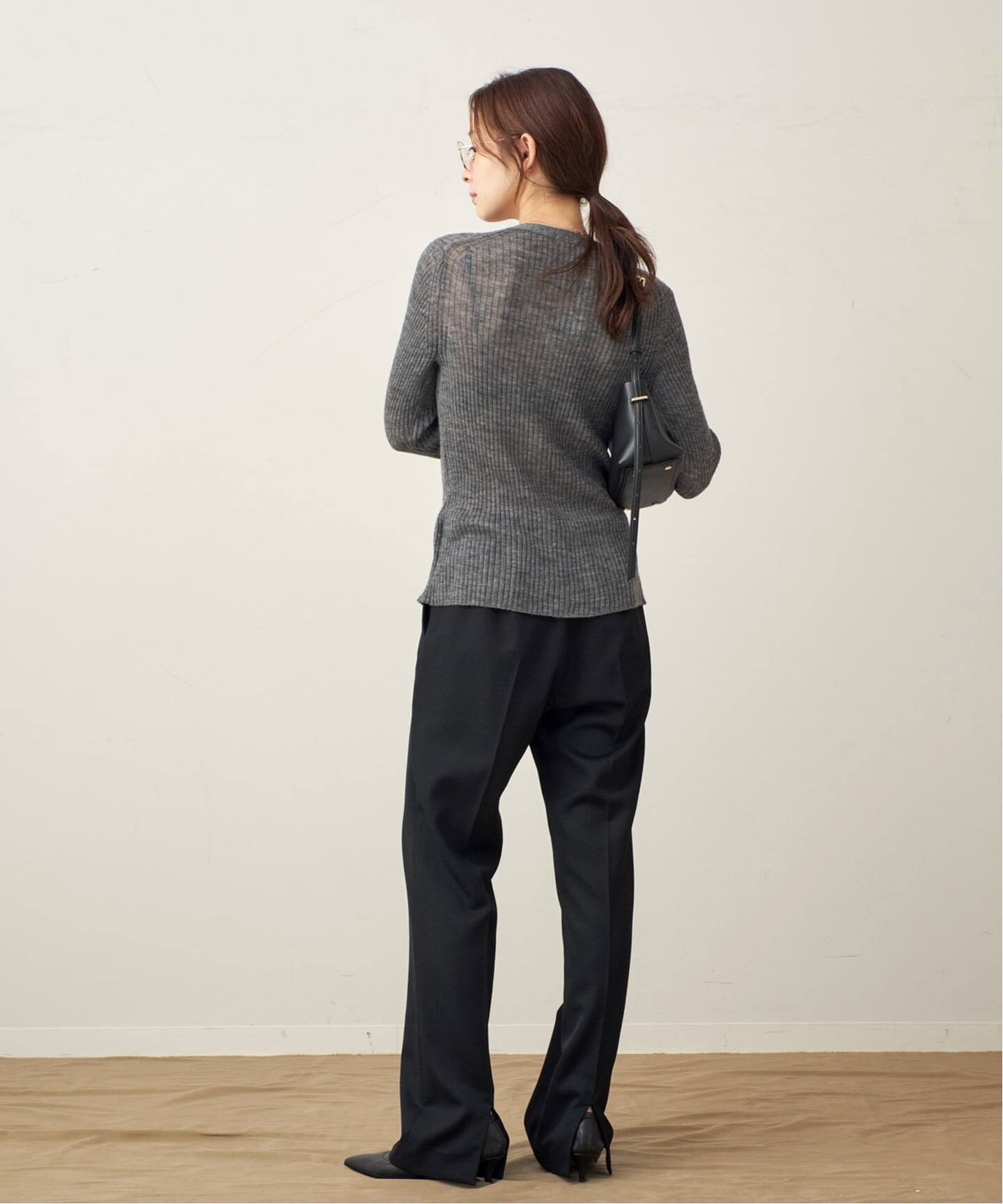 値下げ可　RIB BUTTON カーディガン　Plage プラージュ　新品 RIB BUTTON カーディガン（カーディガン）｜Plage（プラージュ