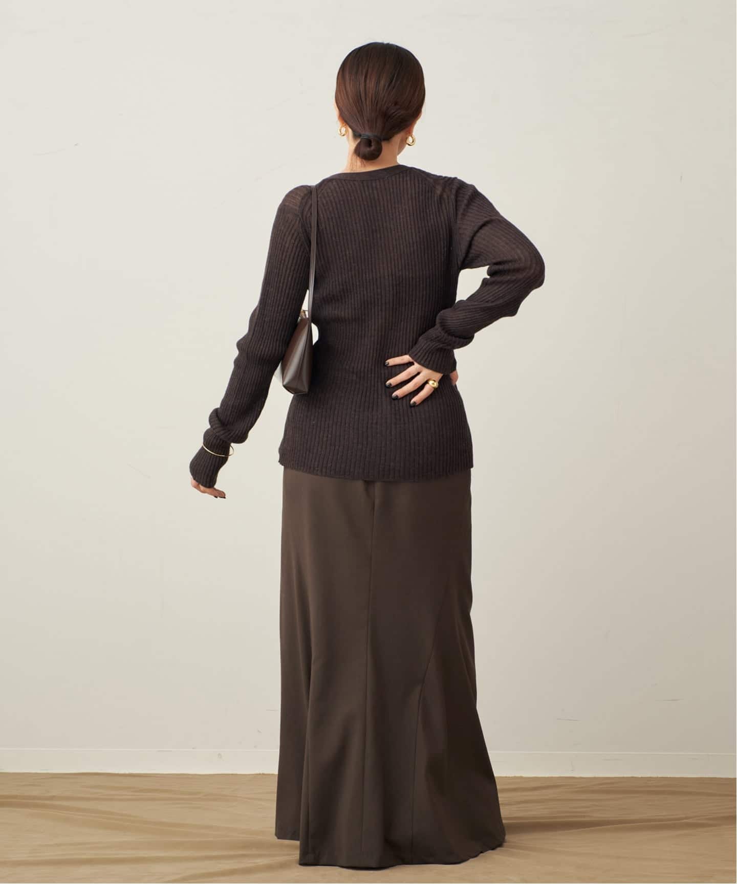 値下げ可　RIB BUTTON カーディガン　Plage プラージュ　新品 RIB BUTTON カーディガン（カーディガン）｜Plage（プラージュ