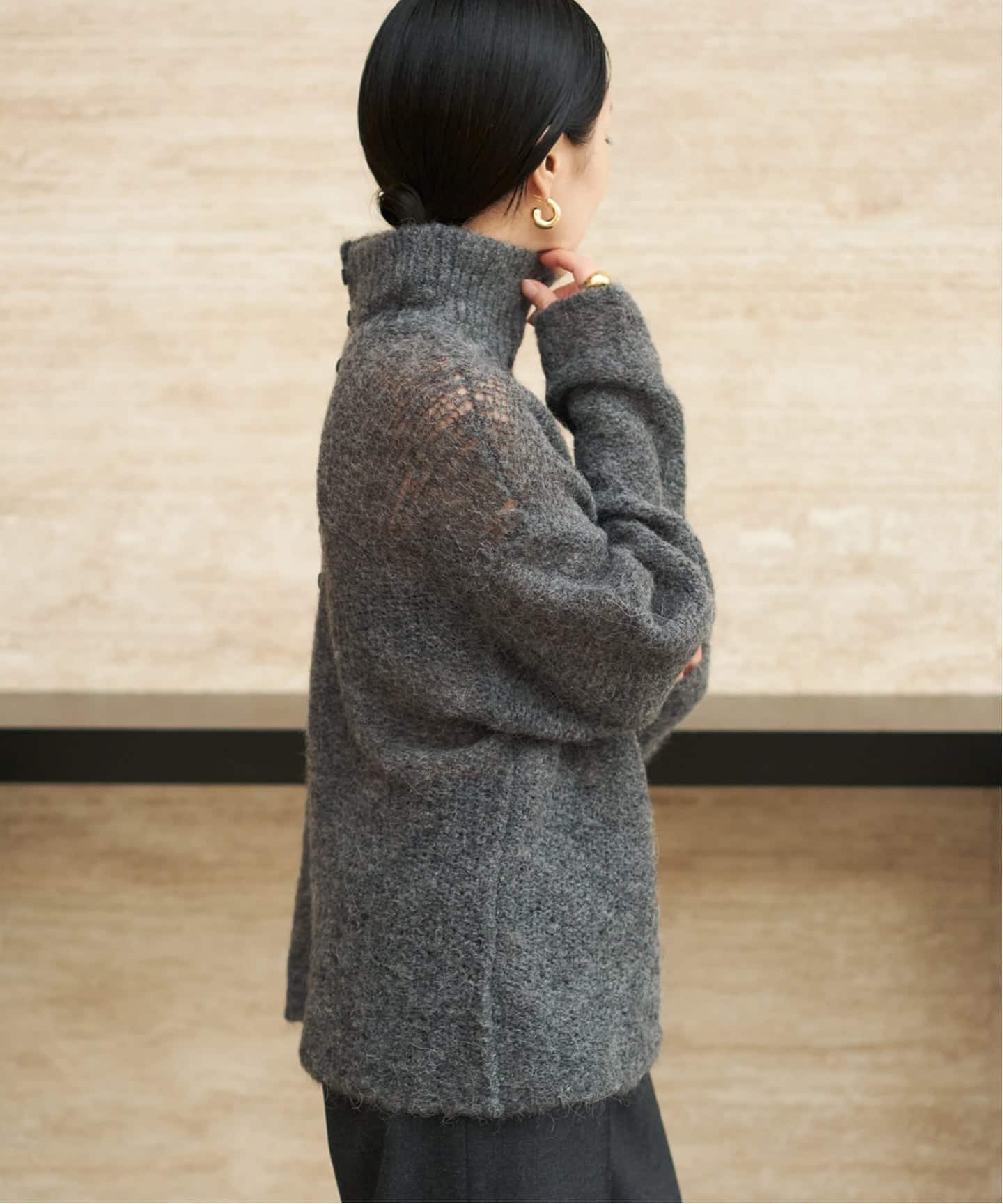 ALPACA MIX BUTTON ニット（ニット／セーター）｜Plage（プラージュ