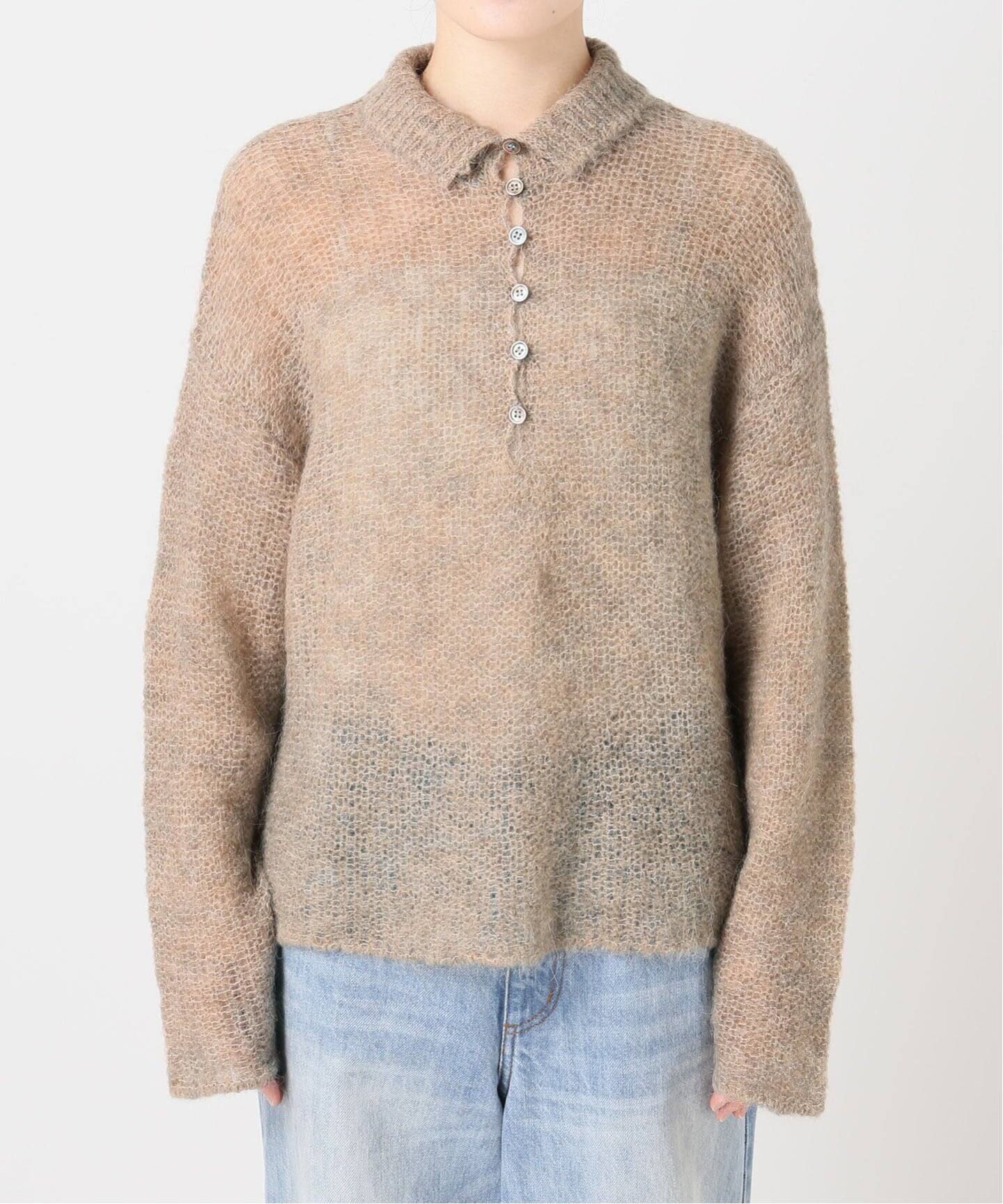 phlannel SOL Yak Wool Knit 2 ベージュ phlannel SOL Yak Wool Knit 2 ベージュ