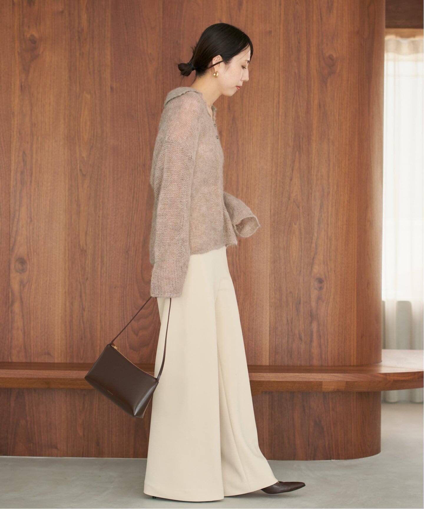 plage ALPACA MIX BUTTON ニット ALPACA MIX BUTTON ニット（ニット/セーター）｜Plage（プラージュ）の