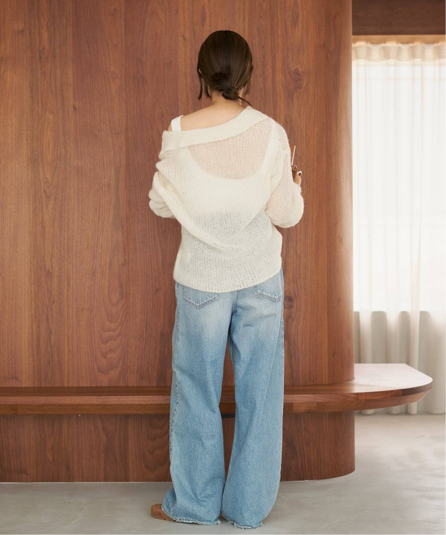 追加予約》ALPACA MIX BUTTON ニット 2（ニット／セーター）｜Plage