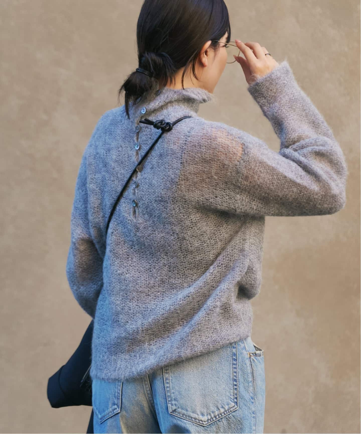 追加予約》ALPACA MIX BUTTON ニット 3（ニット／セーター）｜Plage